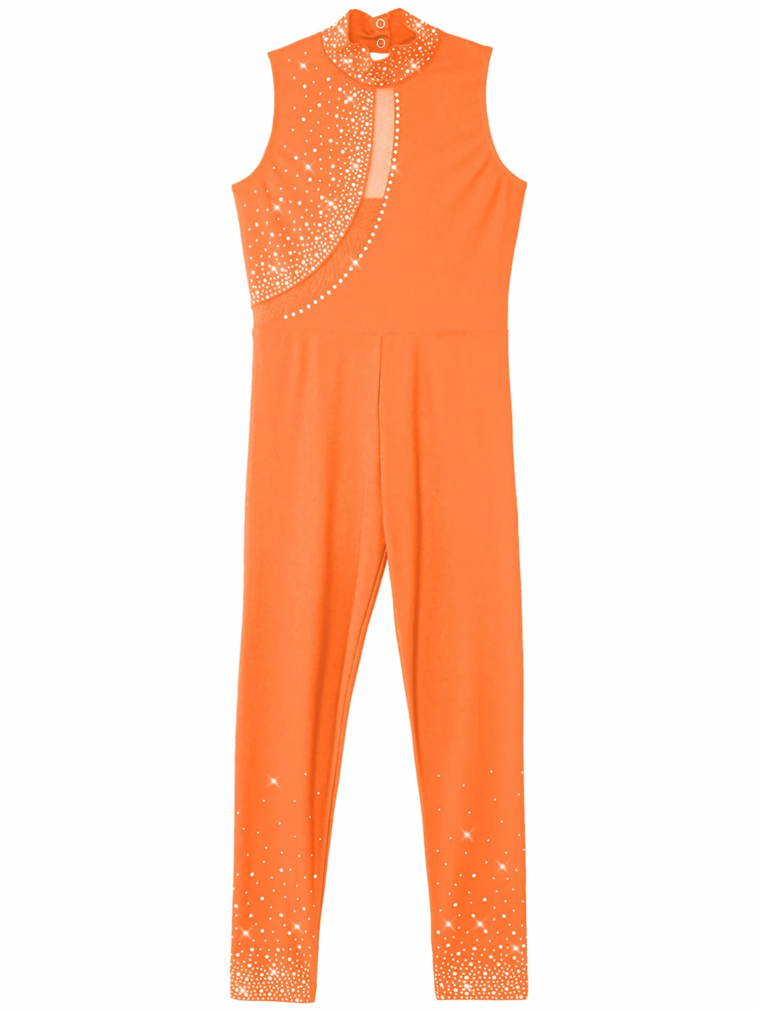 Aislor Maillot De Gimnasia Rítmica Para Niña Mono De Danza Moderna De Malla Transparente Jumpsuit Elástico Disfraz De Bailarina