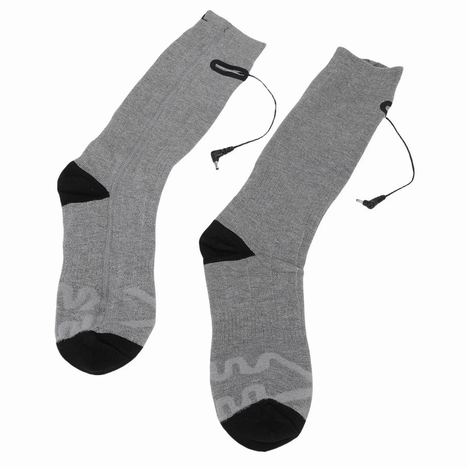 Calcetines Térmicos, Calentadores de Pies Eléctricos Lavables Recargables, Calcetines Térmicos de Invierno con 3 Niveles de Temperatura y 2 Baterías de 4000 MAh, Ideales para Acampar, Pescar,