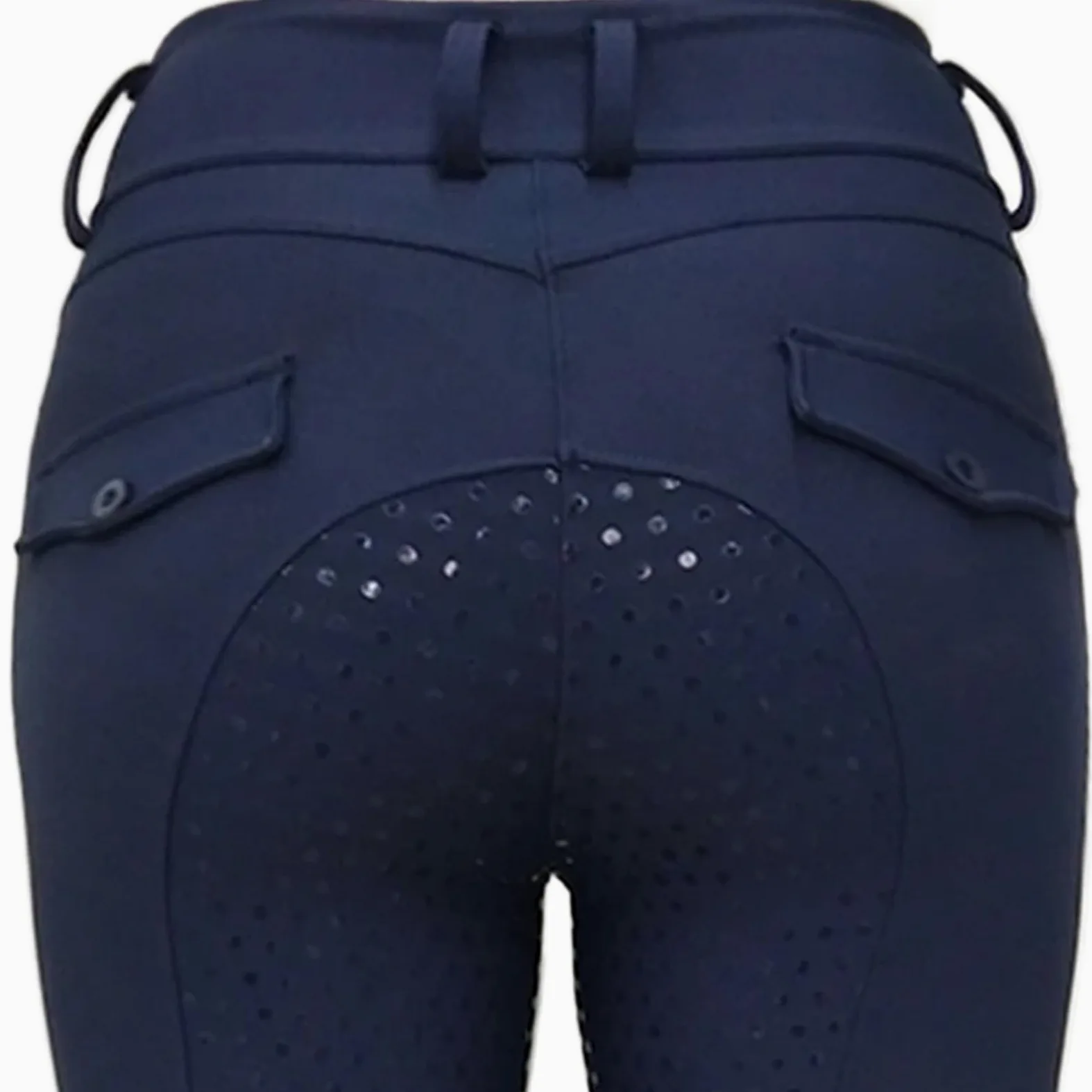 Mallas de equitación silicona for competición, con bolsillo, for mujer, for entrenamiento y Para Montar(Black riding pants,XL)