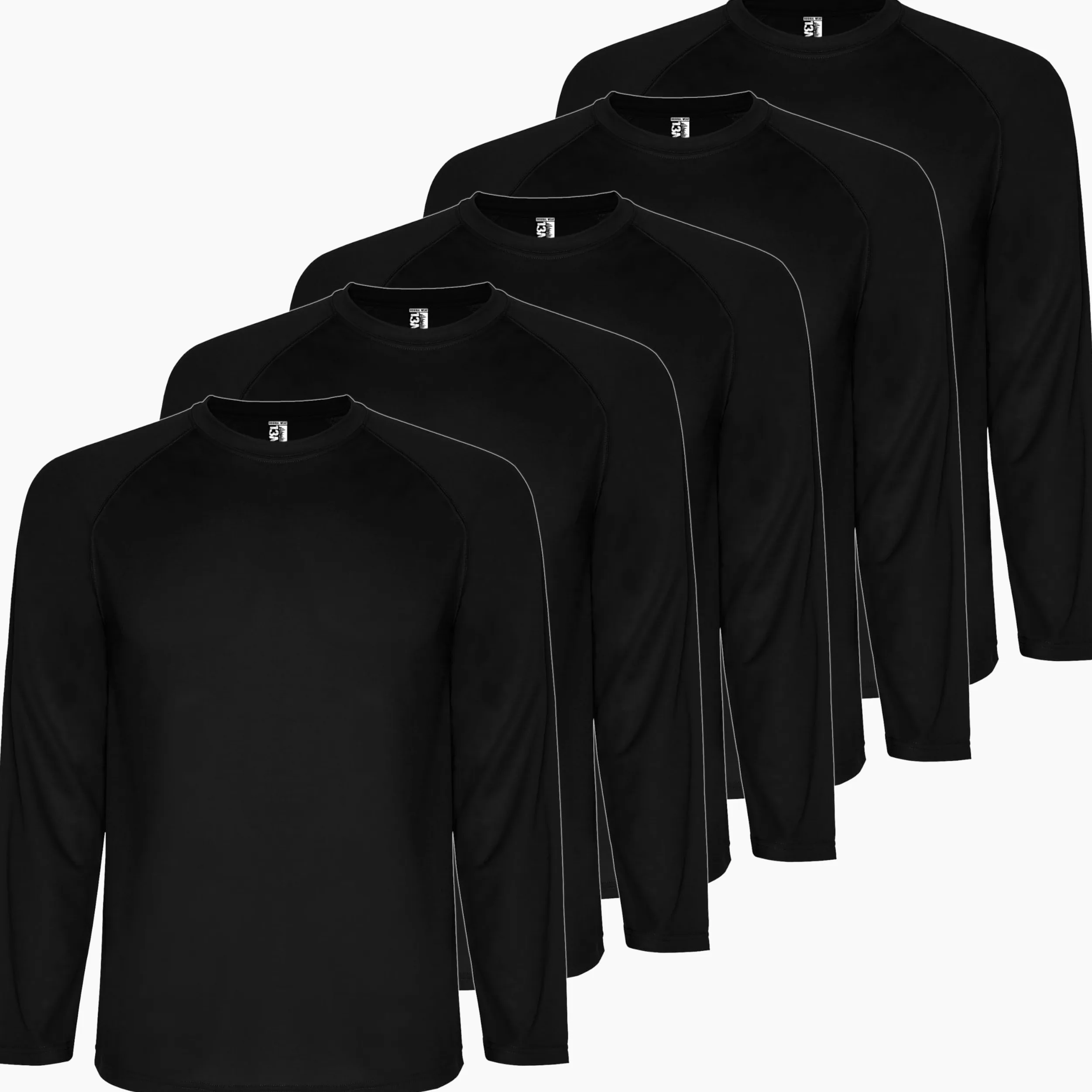 Pack 5 | Camiseta Técnica Manga Larga | Hombre | Deporte