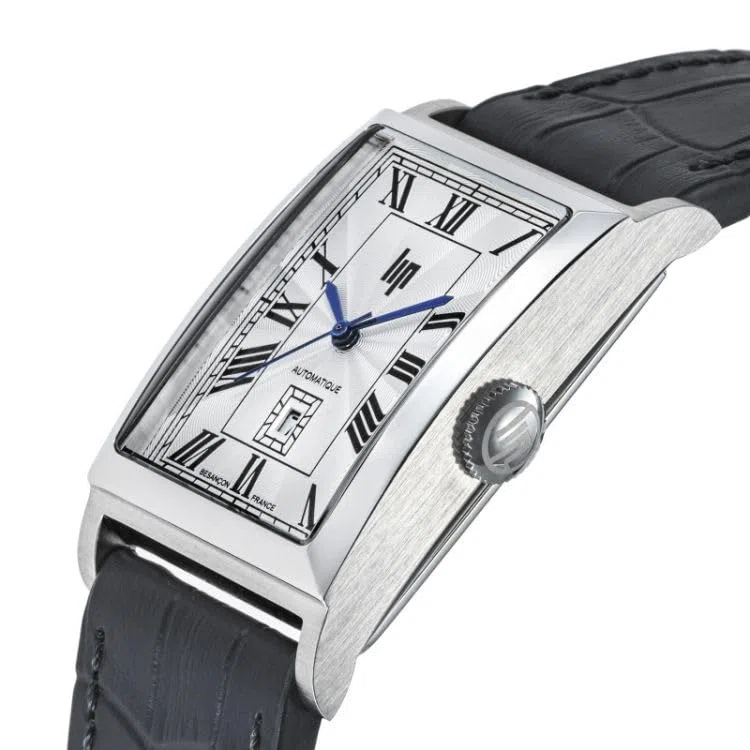Lip Churchill T26 - Reloj automático para hombre, con correa de piel negra