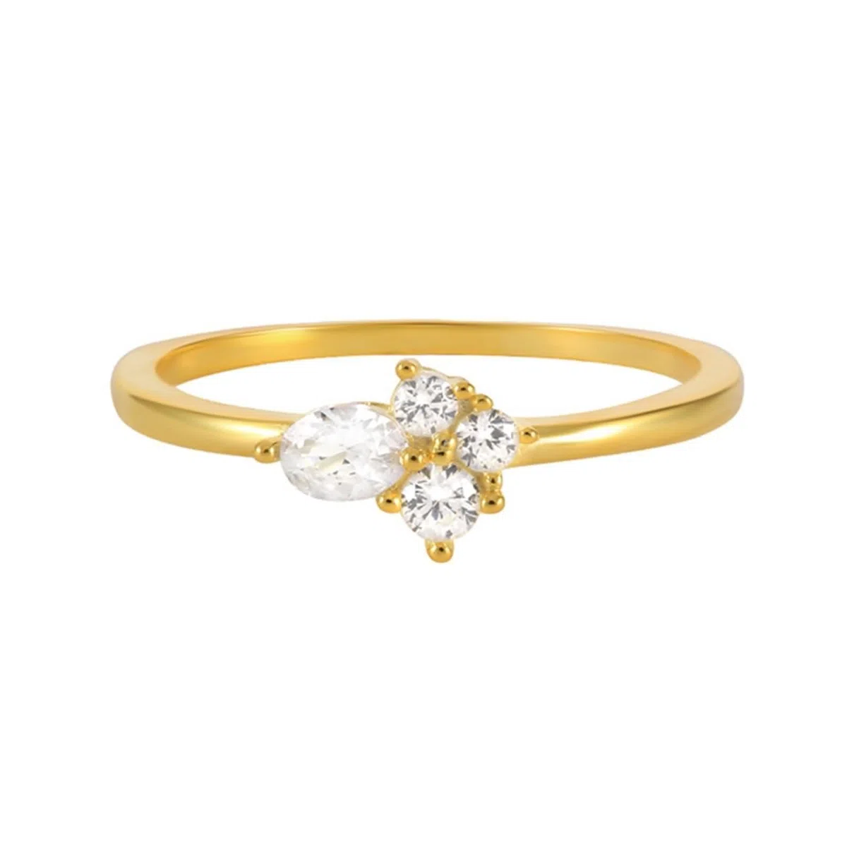 Beydodo Anillo Oro 9 14 18Kilates Matrimonio Mujer con Ovalado con Moissanita, Anillo Oro de Promesa de Mujer