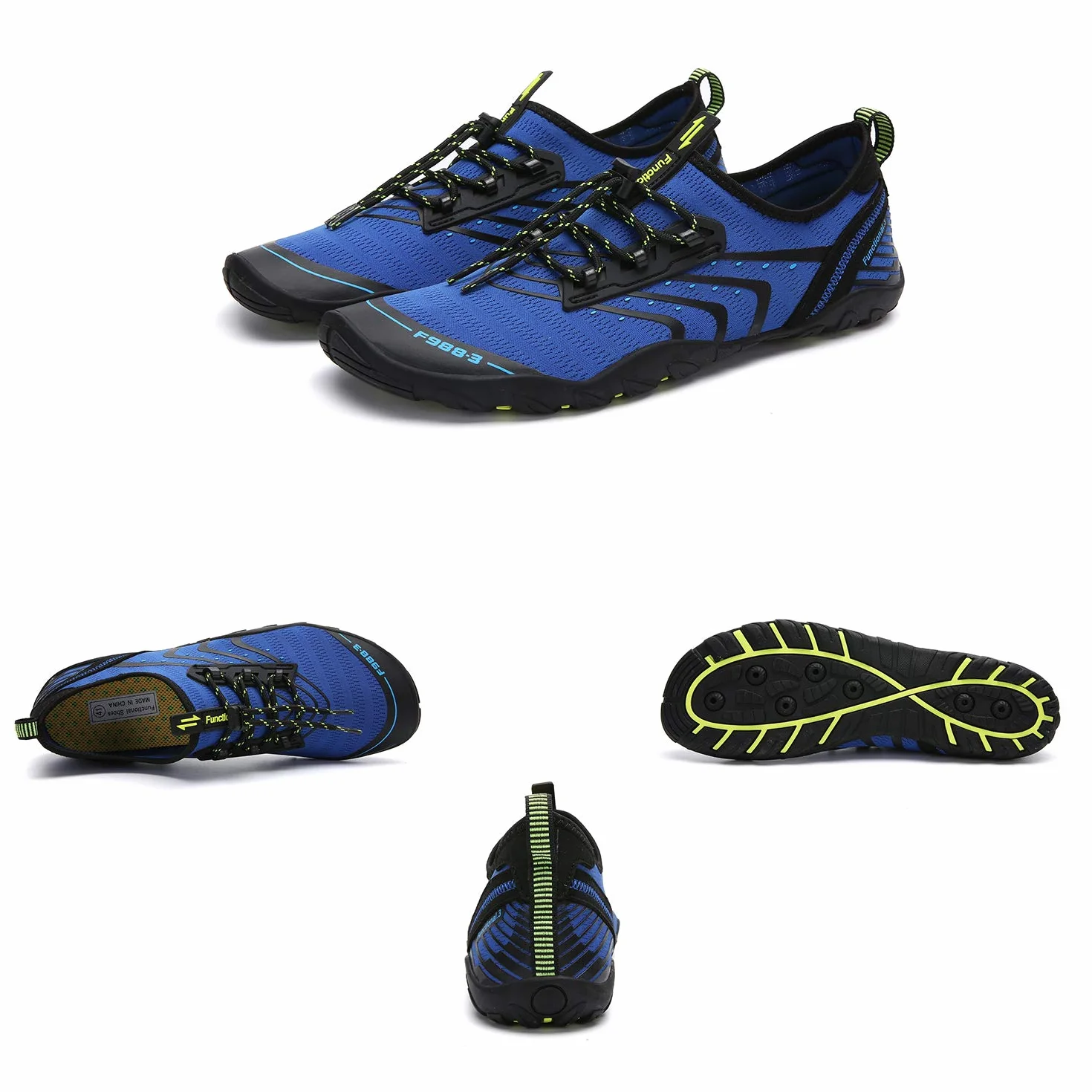 SAGUARO Escarpines Zapatillas de Agua Antideslizantes Secado Rápido Playa Surf Natación Gr.35-48 EU