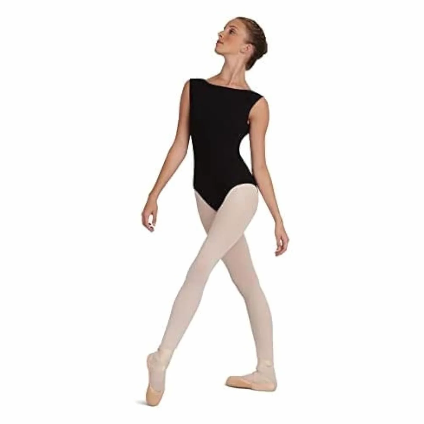 Capezio Leotardo clásico con Cuello Barco 126 Colección Enb