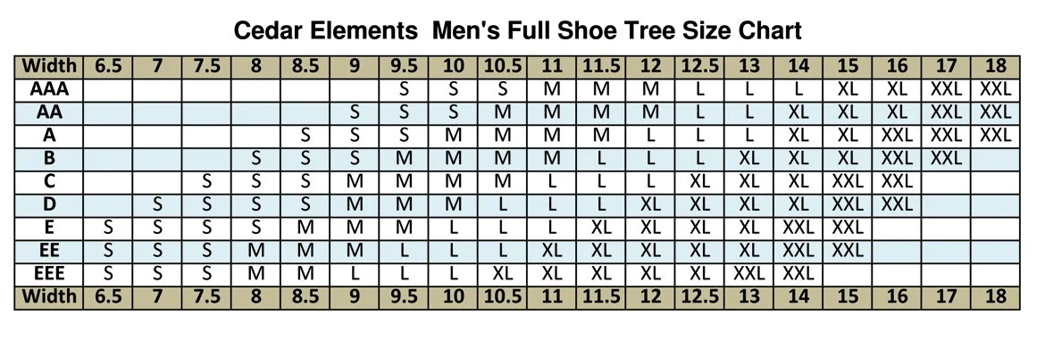 Hormas de cedro para zapatos – Pack de 2 unidades