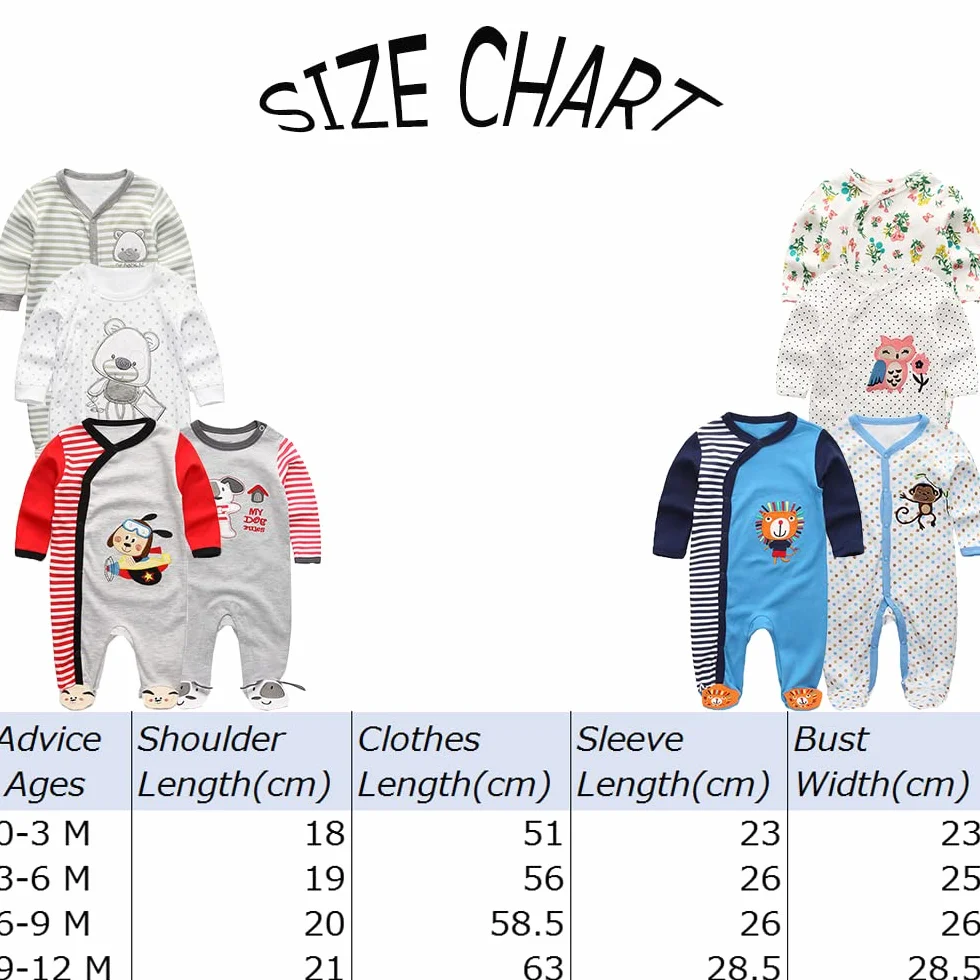 MAMIMAKA Ropa de bebé unisex para recién nacidos, de una sola pieza para niños y niñas