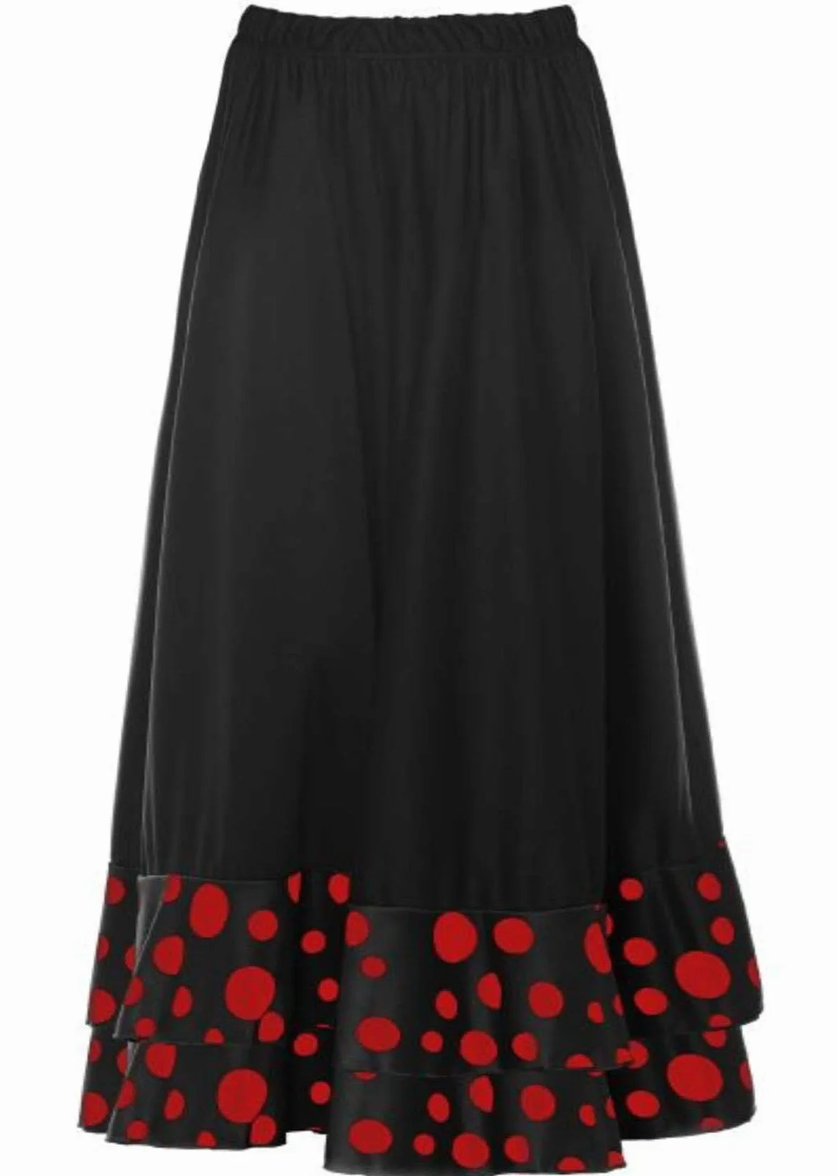 Genérico Falda Flamenca Niña,Ideal para Baile Flamenco y Sevillanas Danza Disfraz