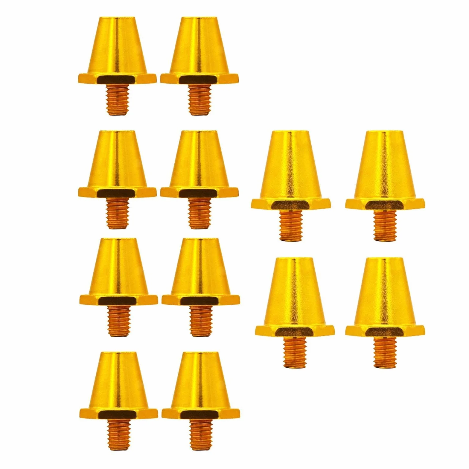 12x tacos de fútbol de repuesto, clavos para botas de fútbol, tacos profesionales de 13mm y 16mm para césped, zapatos de Rugby, tacos de fútbol para