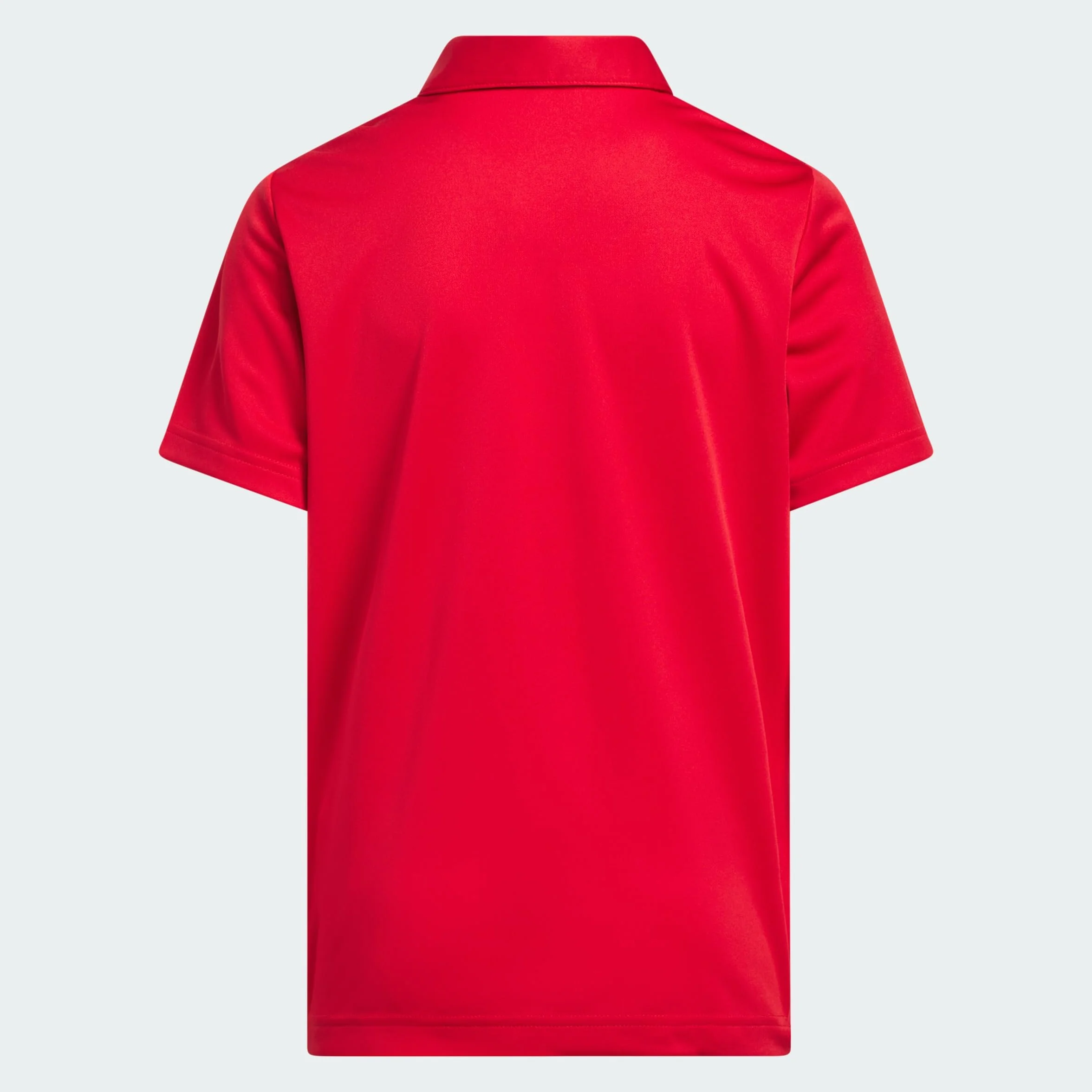 Adidas Polo de Manga Corta para niños, poliéster Reciclado, Color Blanco