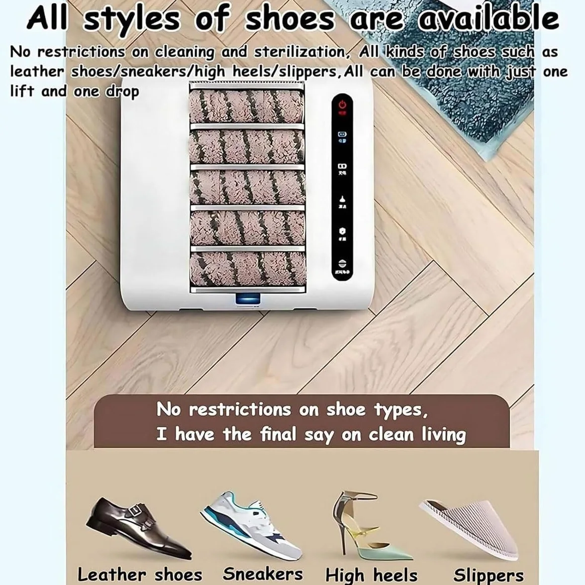 Máquina De Limpieza Suelas Totalmente Automática, Abrillantador Zapatos, Sin Agua, para Hoteles Y Edificios Comerciales