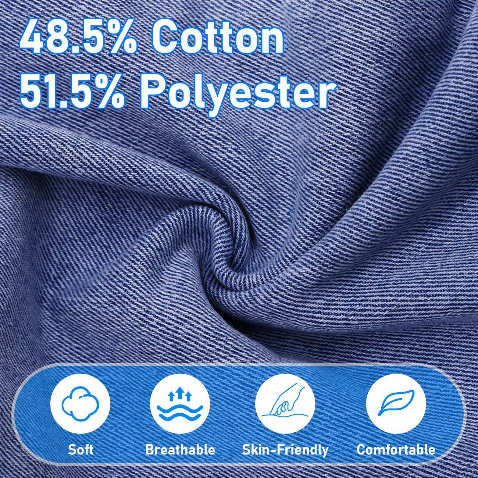 Vaqueros para Niñas, Baggy Cintura Elástica Denim Jeans Pierna Ancha Pantalones Azul Largo Jean con Bolsillos Casuales Moda Streetwear Junior Ropa Infantil Pants para 6-15 años