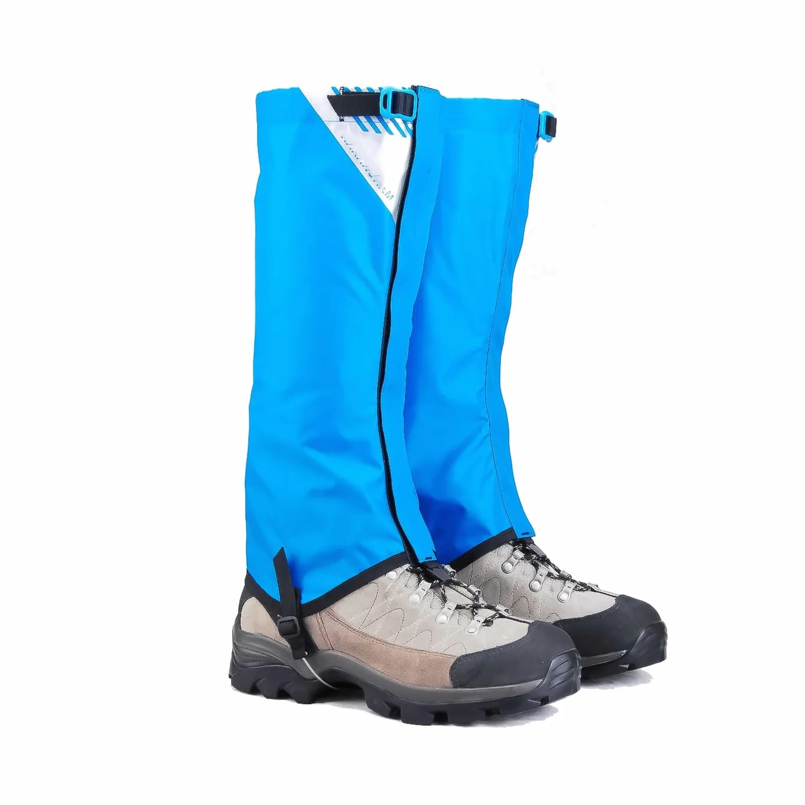 Polainas For Piernas, For Caza Y Senderismo, con Gancho Metálico For Cordones, Ajustables For Botas De Nieve, Senderismo Y Caza, For Hombres Y Mujeres(Blue,40X34cm)
