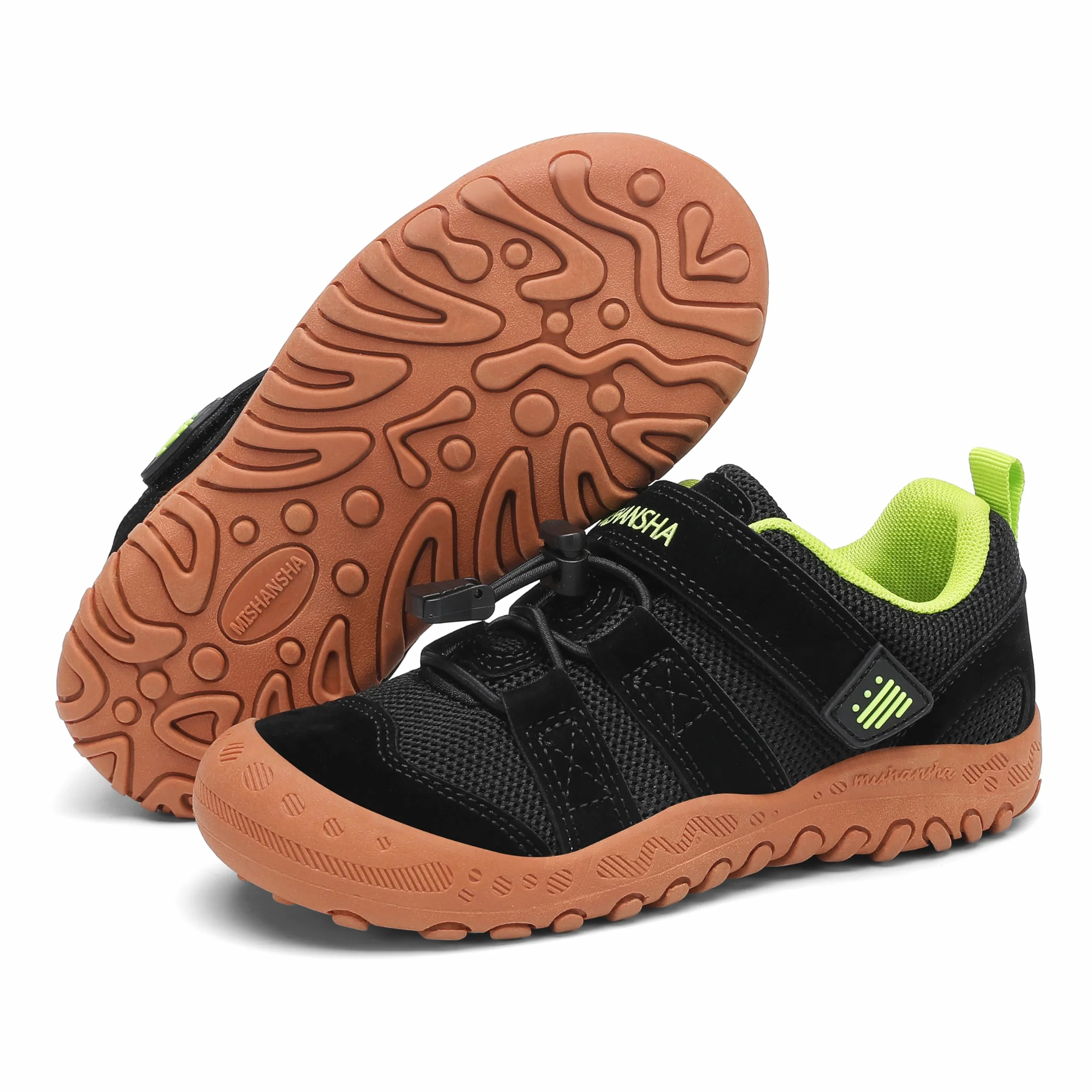 Mishansha Zapatillas de Senderismo Niño Niña Transpirable Antideslizante Zapatos de Trekking para Exterior Gr.24-38