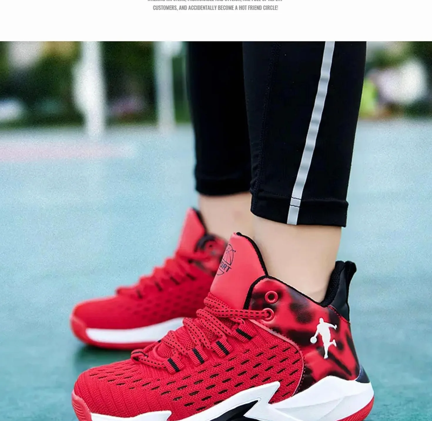 Zapatillas de Baloncesto para Niños Calzado Deportivo Aire Libre Ligeras