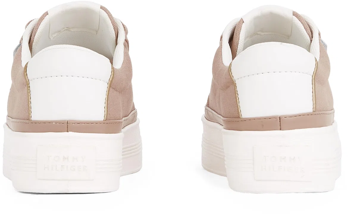 Tommy Hilfiger Sneaker con Suela Vulcanizada Mujer Essential Textile Plateau