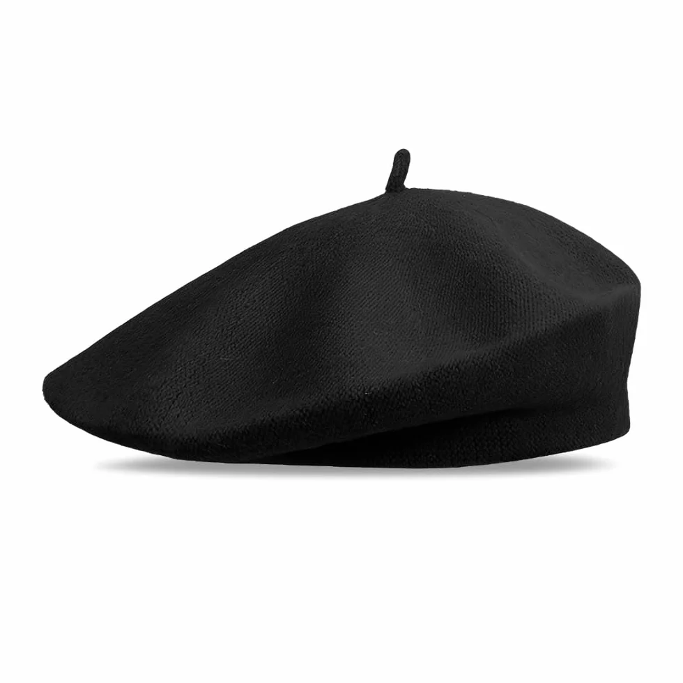 Boina Francesa Mujer Hombre,Boina Parisina de Verano,French Beret Hat,Boinas de Pintor Disfraz,Chapela Vasca Elegante,Sombrero Pintor Vintage,Boinas Artista de Invierno,Sombrero Mimo Disfraz