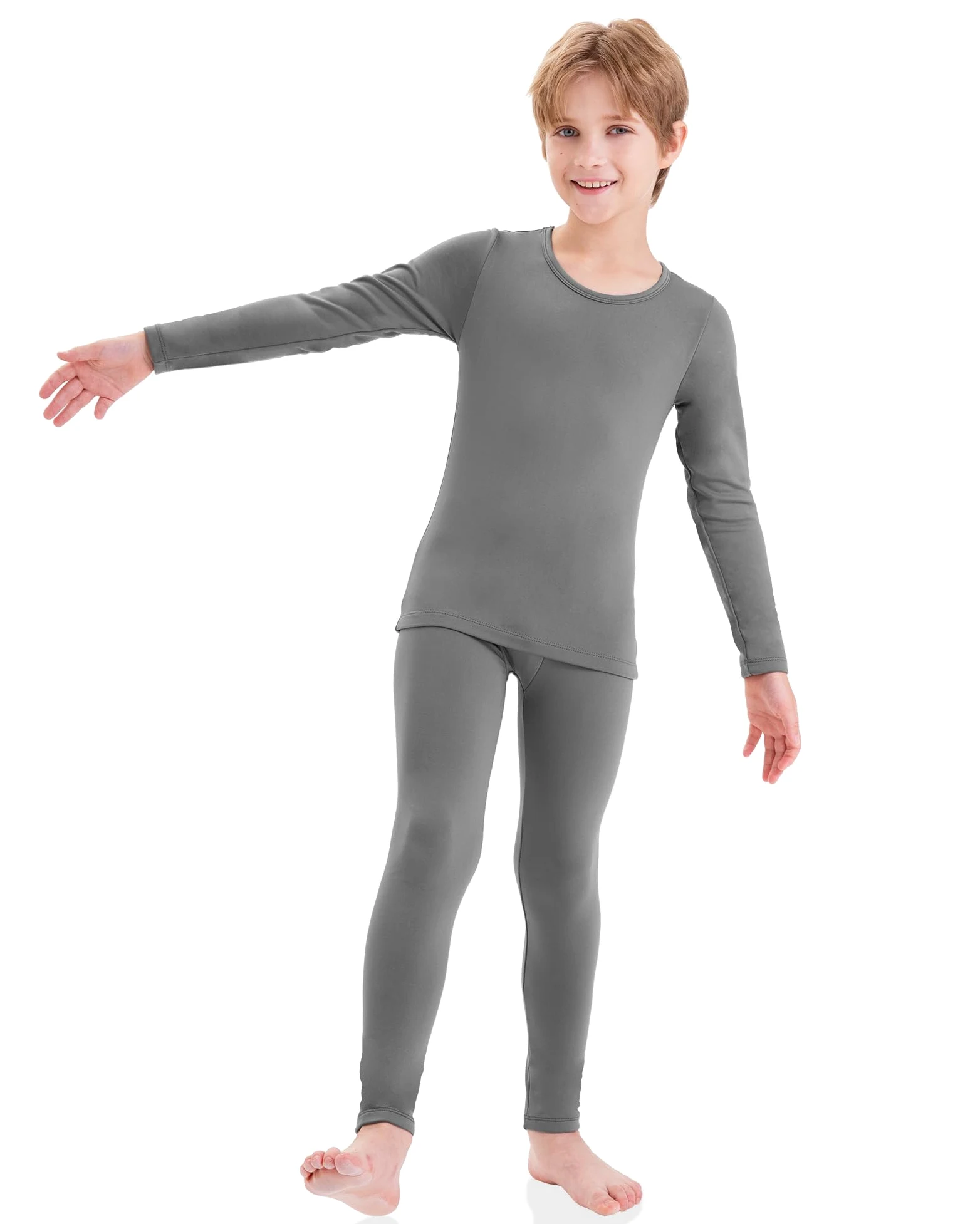 Ropa interior térmica para niños, pantalones largos, conjunto de ropa interior térmica para niños, para esquí, capa base, ropa interior larga para niño de invierno
