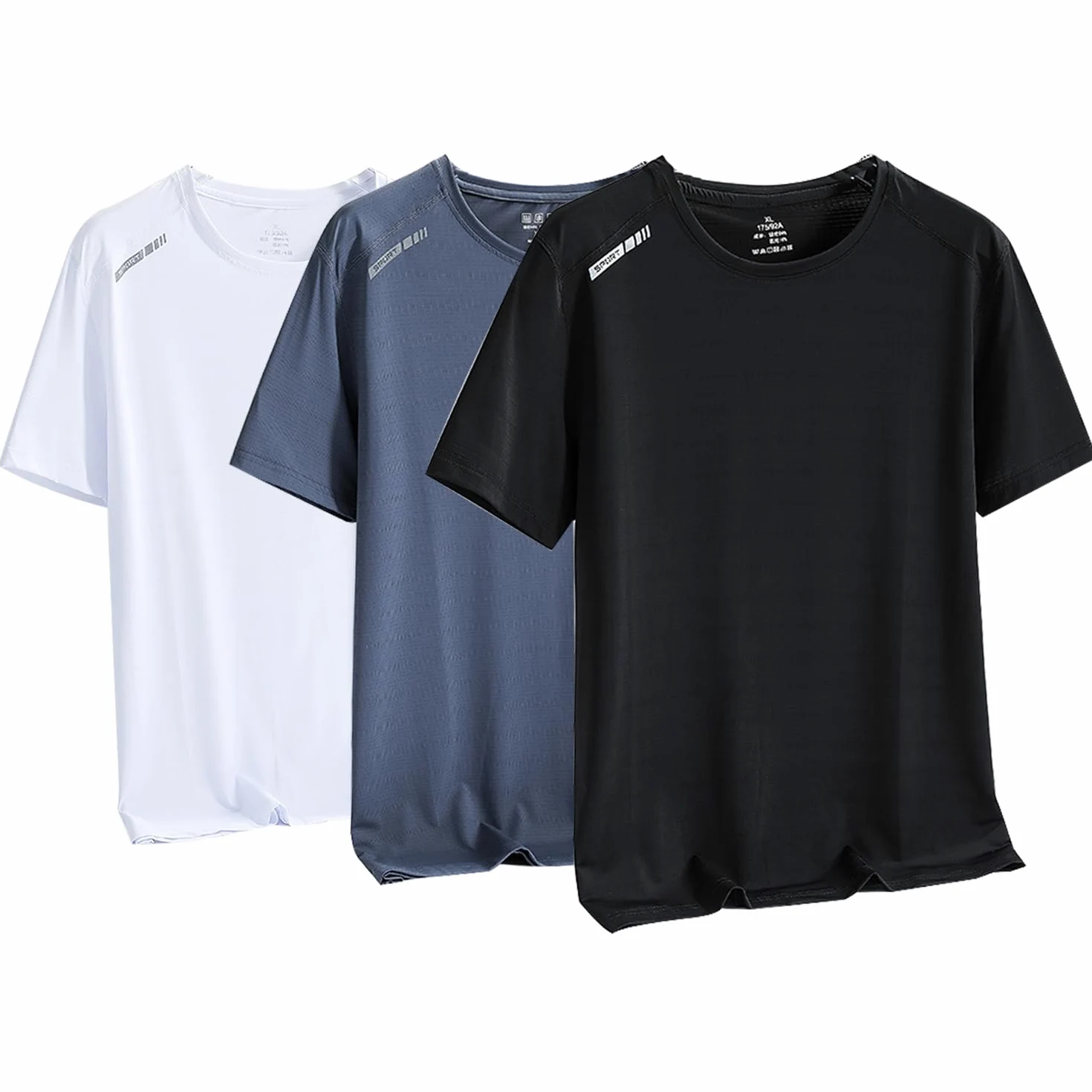 Camiseta Deportiva Hombre Pack, Unisex T Shirt Transpirable