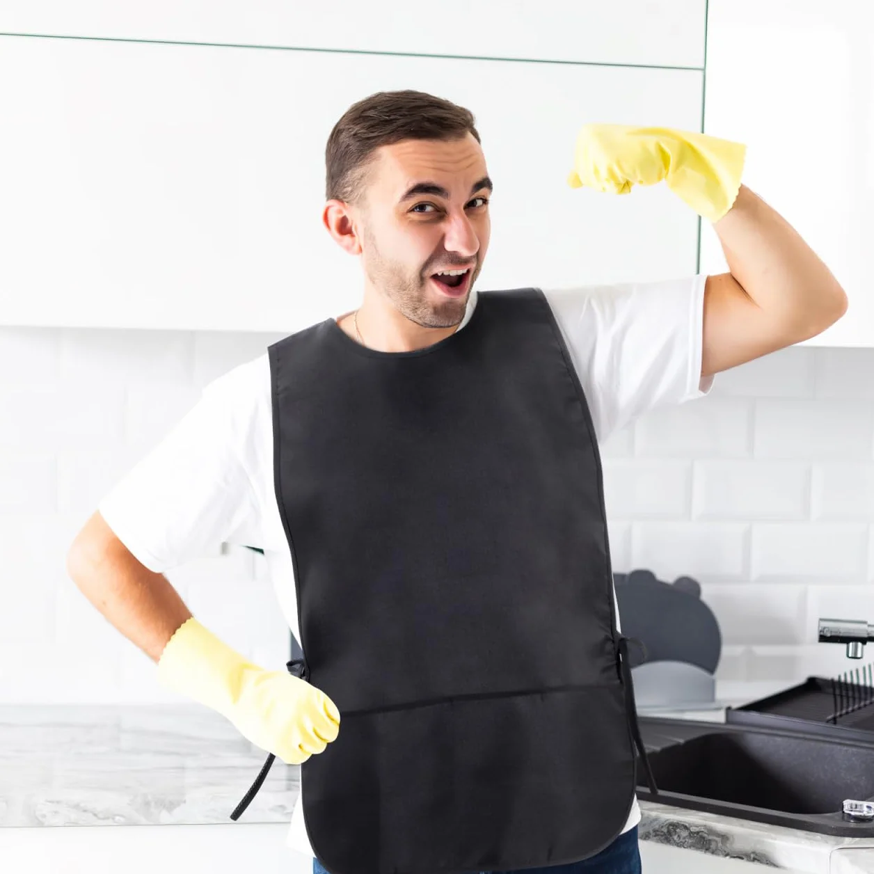 Zerodeko Delantal De Peluquero Resistente A Las Manchas Y Uniforme De Peluquero Para Hombres Y Mujeres Delantal De Peluquería