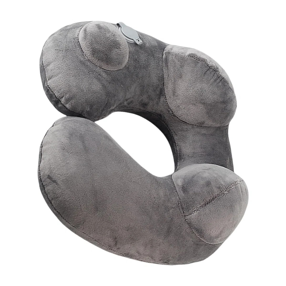 Almohada inflable de viaje para el cuello, reposacabezas ergonómico con bomba manual, funda lavable, bolsa compacta, solución de descanso perfecta para avión, coche, viaje por carretera, camping