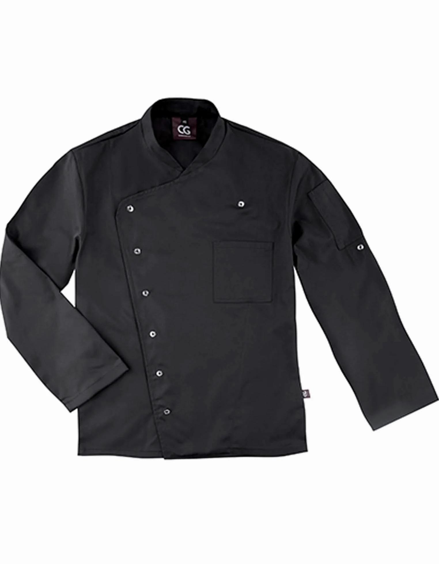 Chaqueta de cocinero Turin Man Classic, chaqueta de cocinero para hombre, color negro, talla 60, Negro , 60