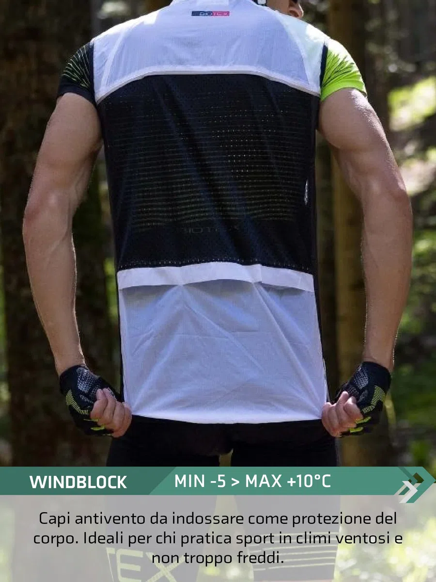 BIOTEX Gilet Antivento Chaleco Unisex adulto (Pack de 1)
