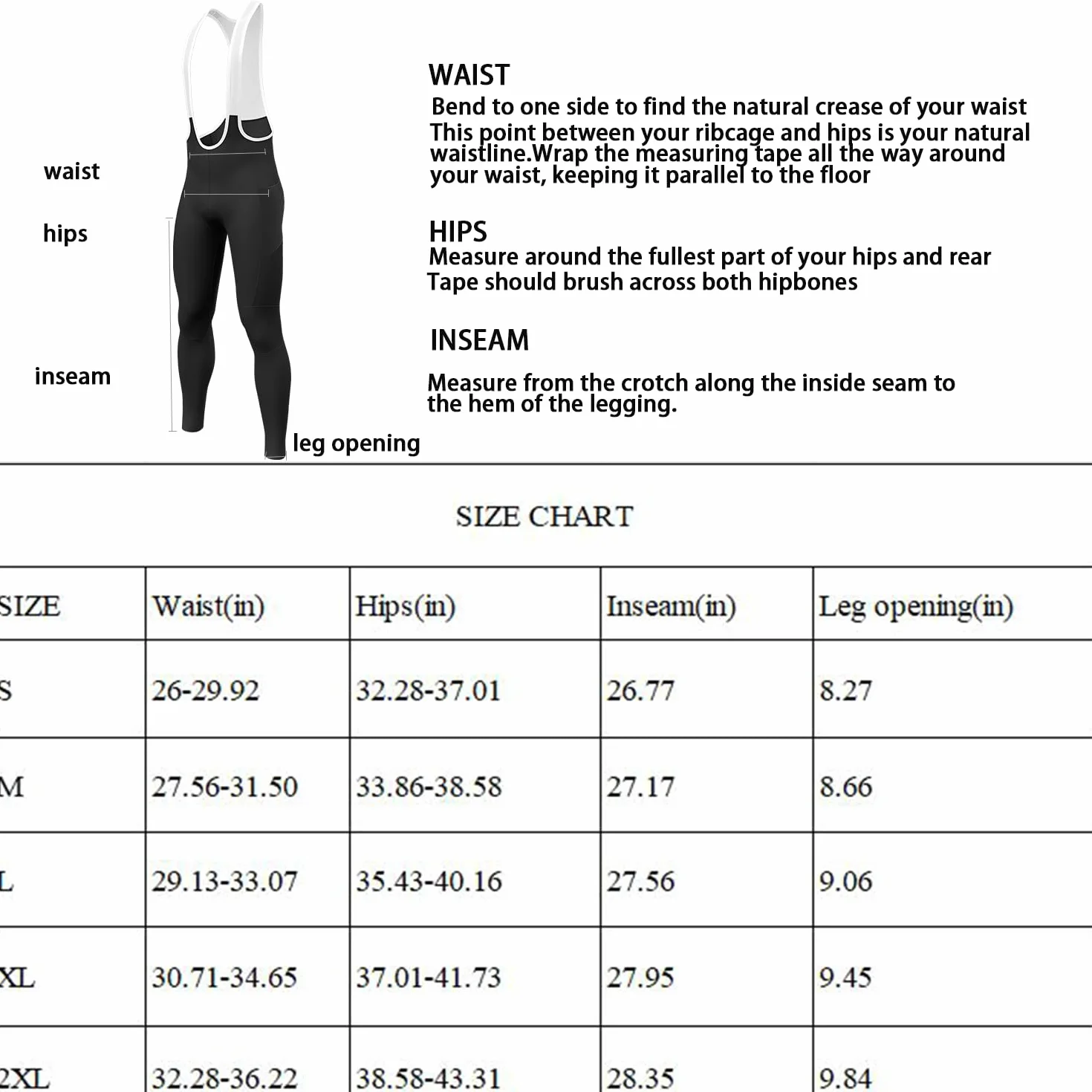 Log.as Pantalones largos de ciclismo acolchados tirantes invierno elásticos resistentes al viento transpirables secado rápido bolsillos
