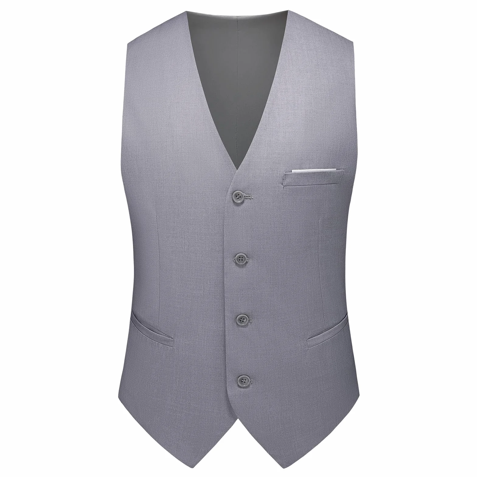 Traje de hombre 3 piezas Slim Fit traje de negocios boda cena formal dos botones traje de esmoquin para hombres clásico blazer chaleco pantalones conjunto