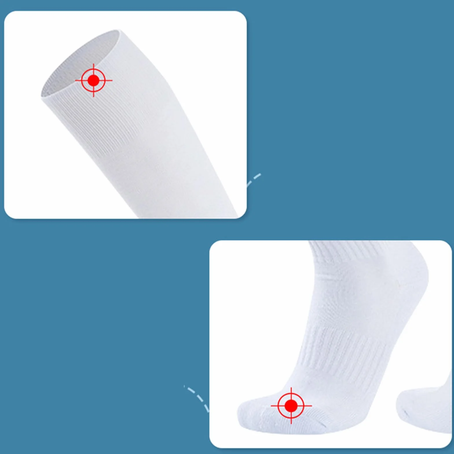 Medias para mujer, calcetines de fútbol para mujeres, hombres, niños y niñas, calcetines de béisbol, prácticos, color sólido, calcetines atléticos, hasta las rodillas