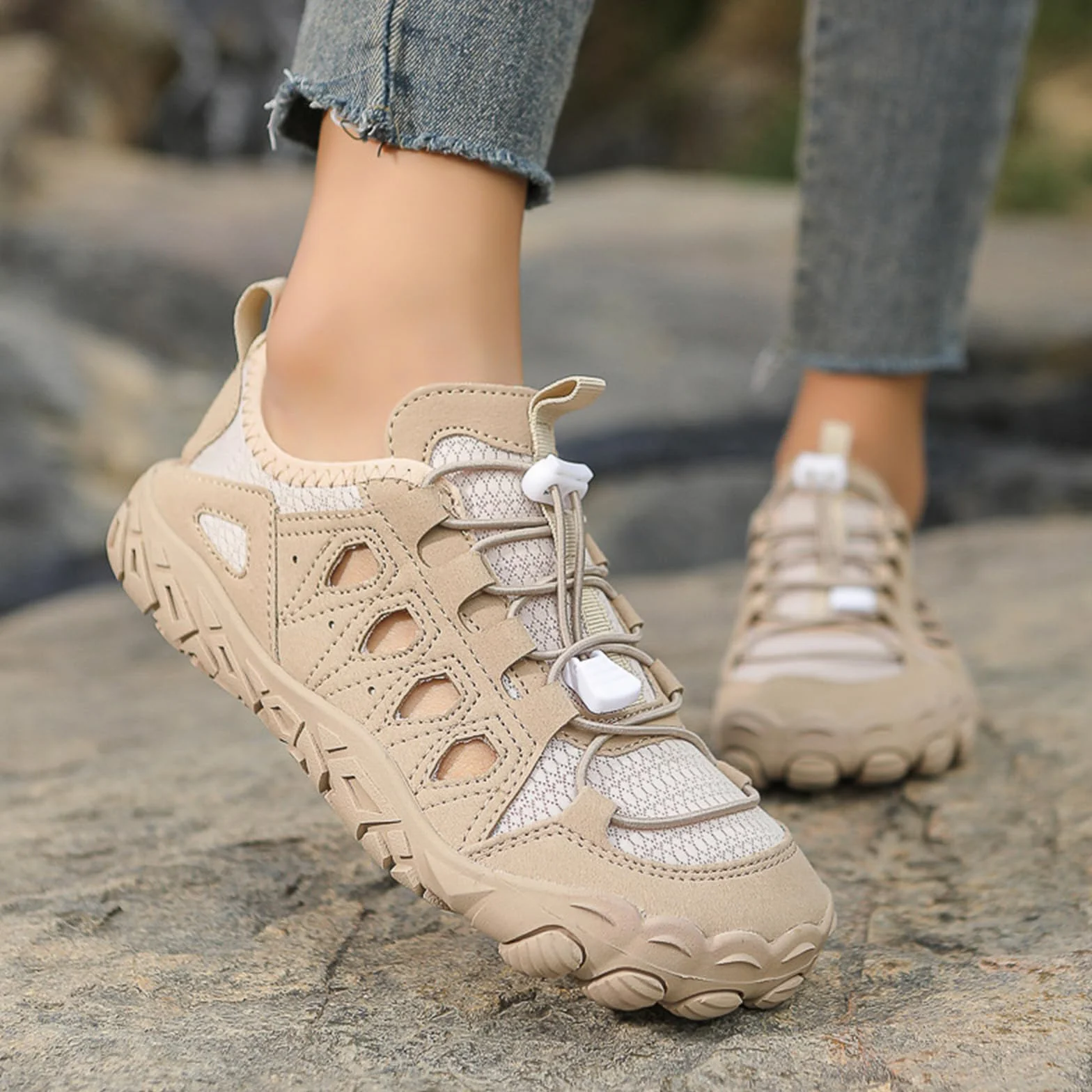 Fansu Zapatos de Agua Antideslizantes para Hombre Mujer Secado Rápido Transpirable Calzado Acuático