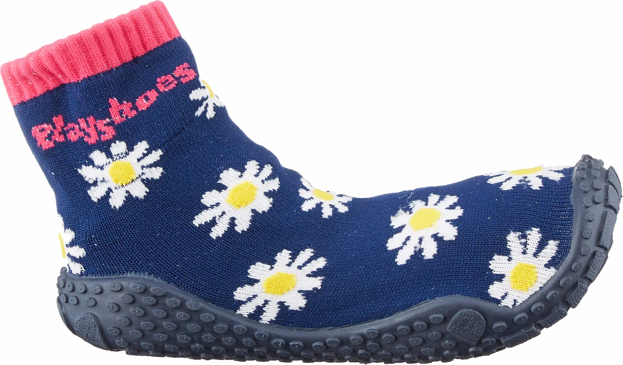 Playshoes Calcetines de Playa con protección UV Flor de Margarita, Zapatos de Agua Unisex niños, Azul Oscuro (Dark Blue), 28/29 EU