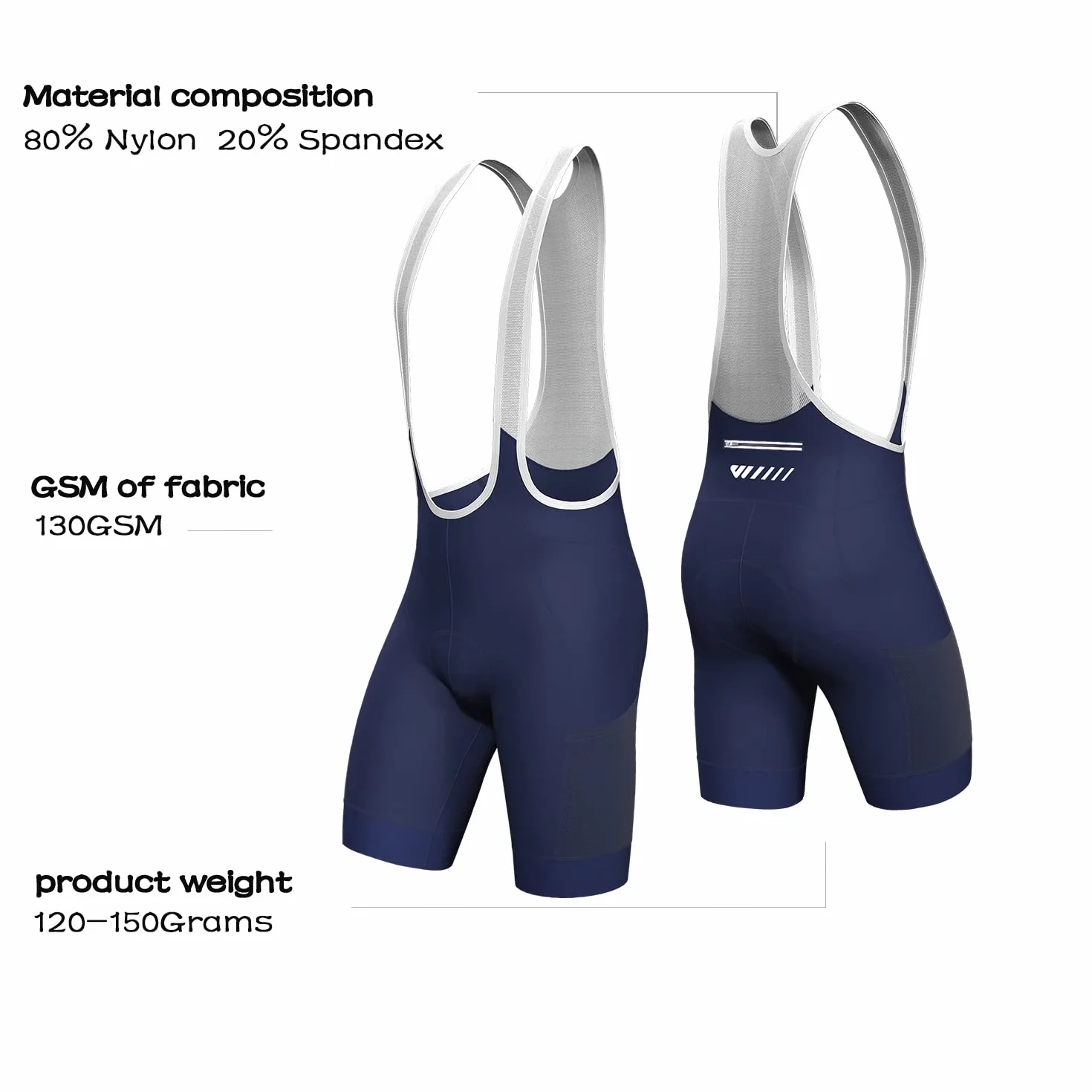 Lo.gas Pantalones cortos de ciclismo para hombre, acolchado de gel con bolsillos, transpirable de secado rápido para hombres