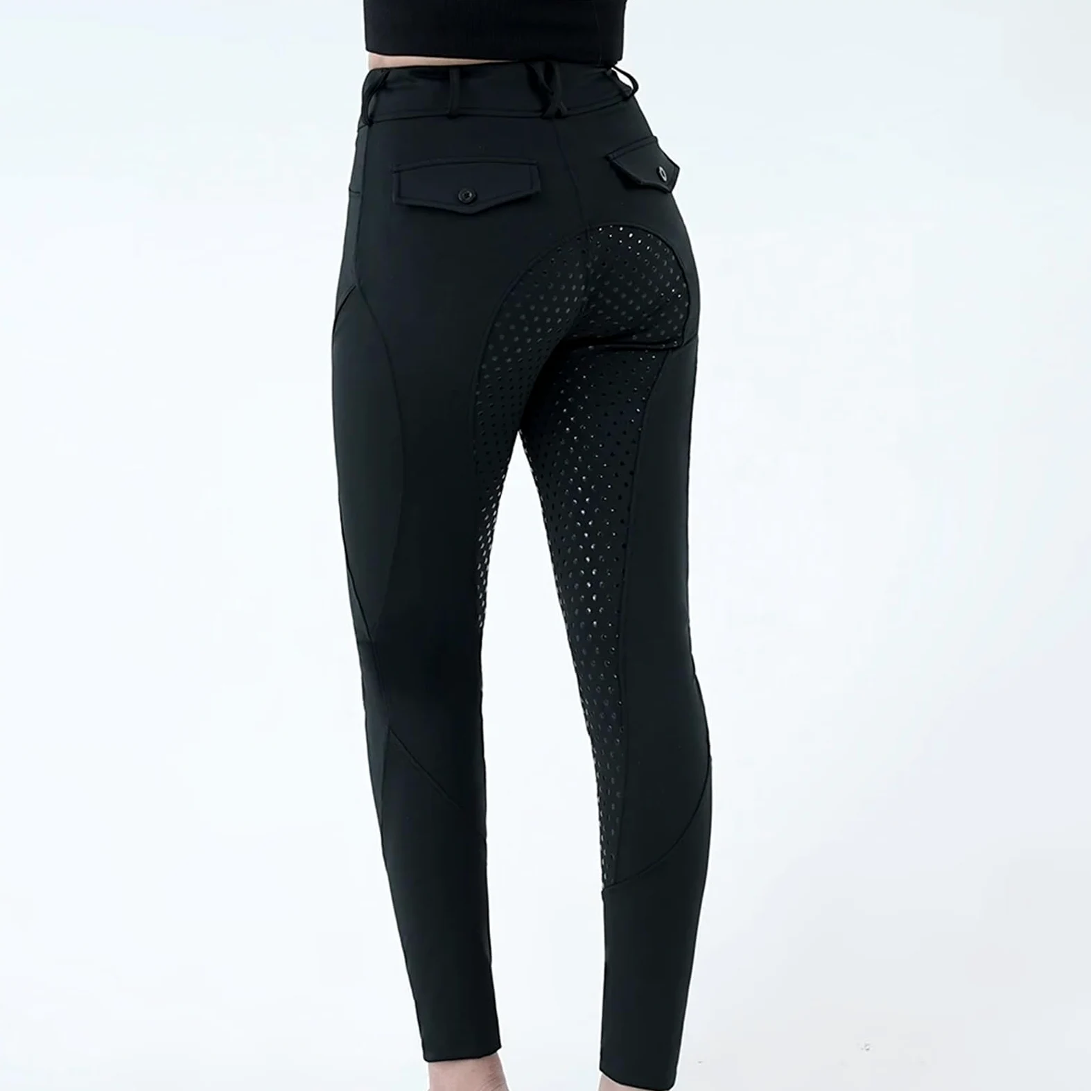 Pantalones de equitación for Mujer, Pantalones Montar con Asiento Completo, Mallas Entrenamiento Ecuestre, Ropa Deportiva for Exteriores, Equipo para Ciclismo Y Deportes