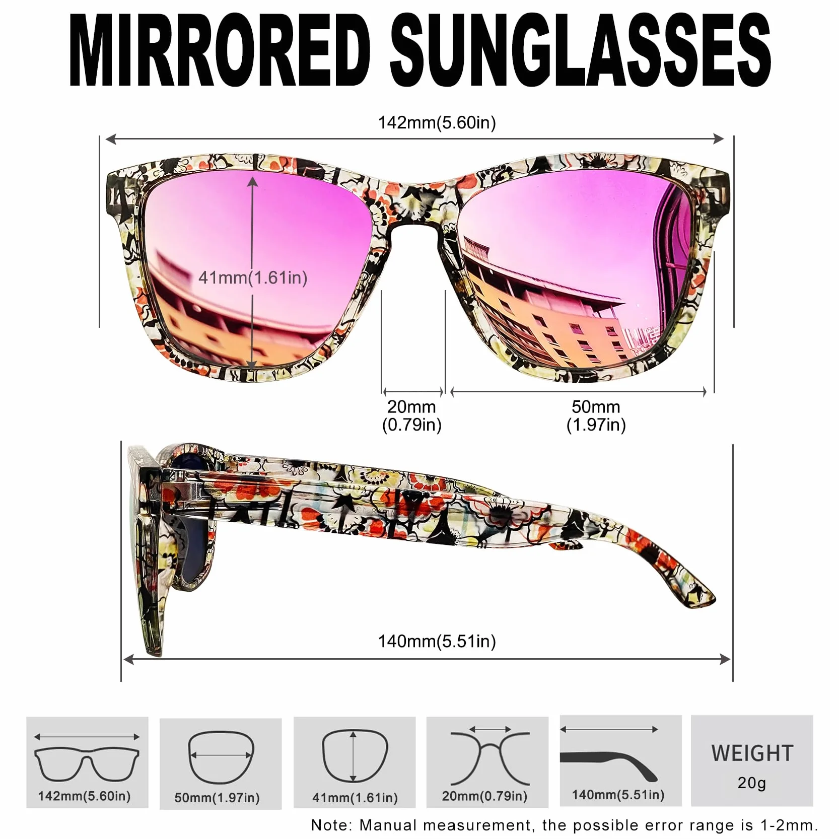 KANASTAL Gafas de Sol Polarizadas Protección UV400 Categoría 3