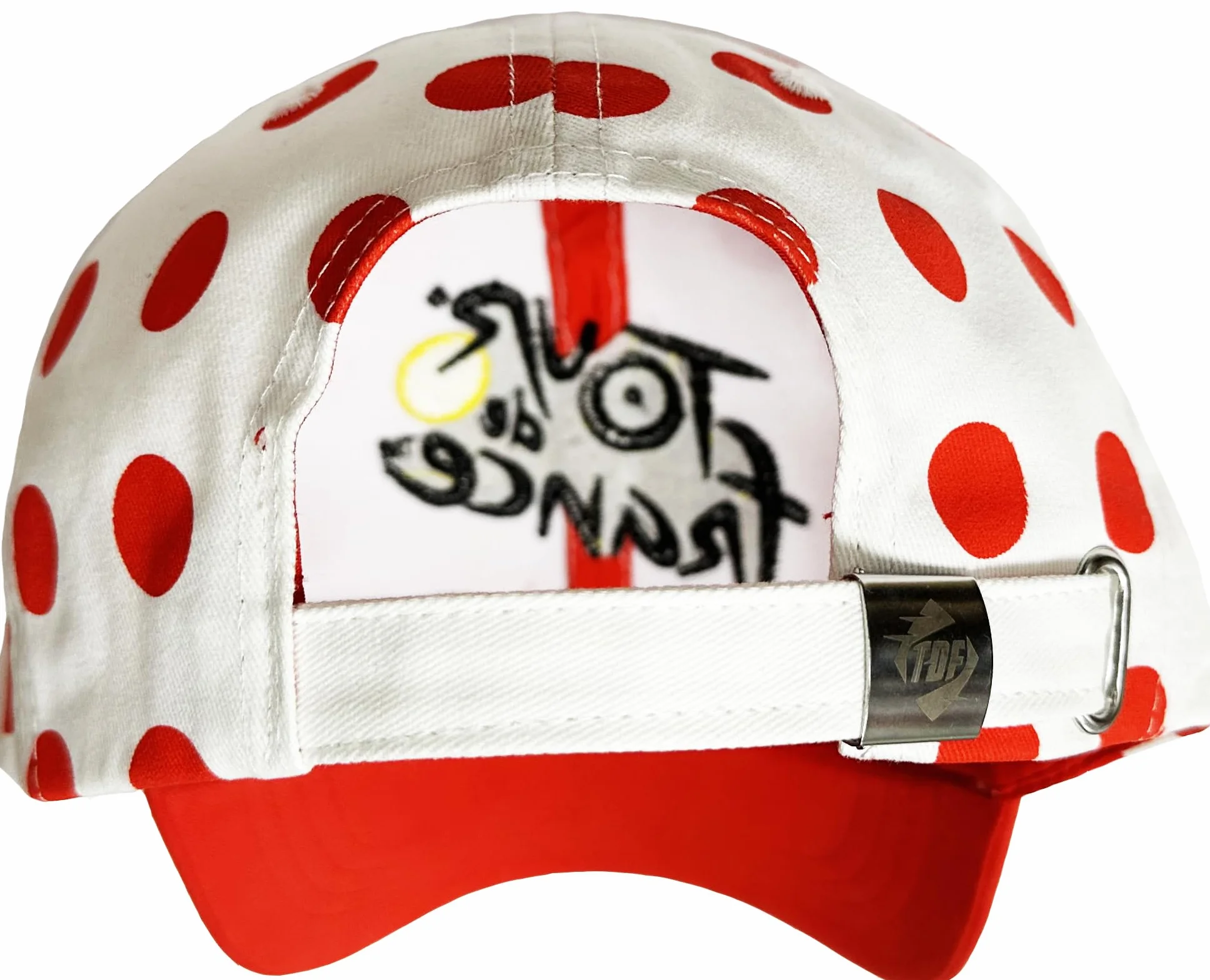 Tour de France Gorra Camiseta Mejor Escalador – Colección Oficial de Ciclismo – Talla ajustable, multicolor