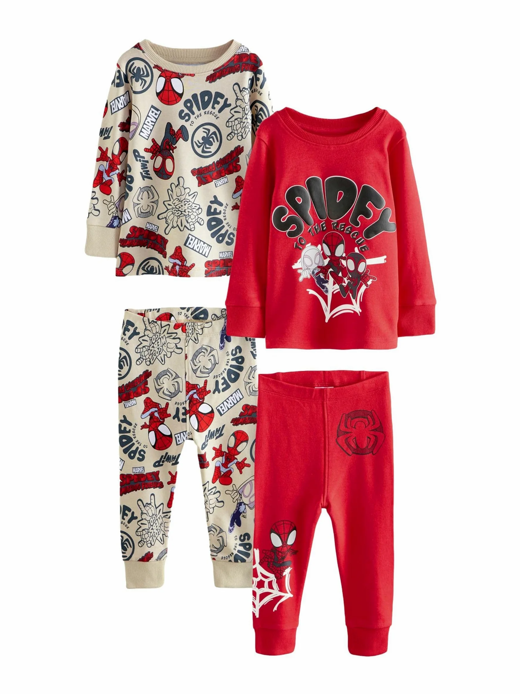 NEXT Niños Pack de 2 Pijamas abrigados