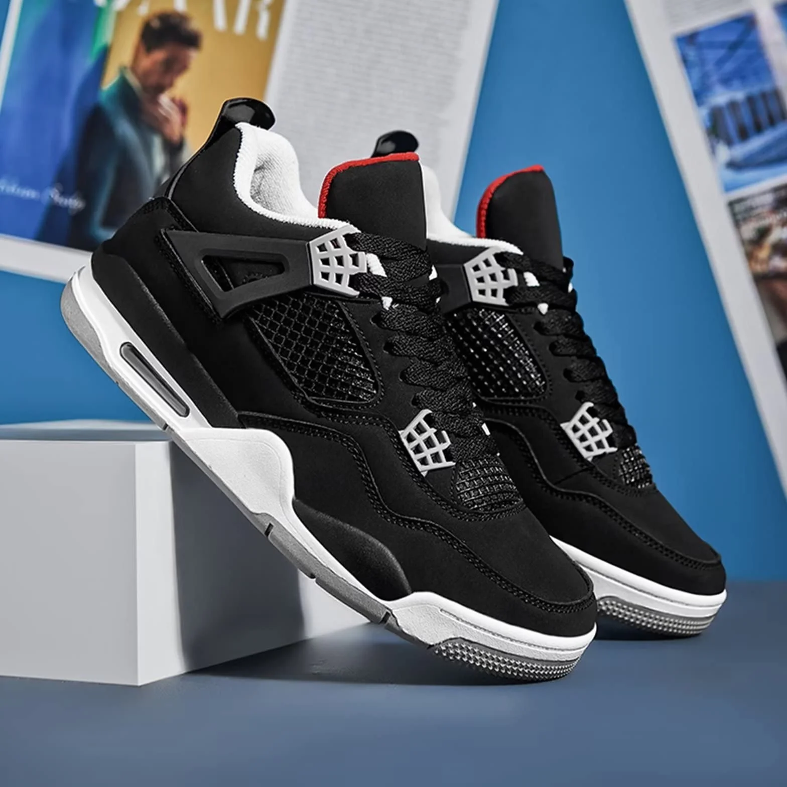 Air 4 Retro Zapatillas de skate clásicas para hombre