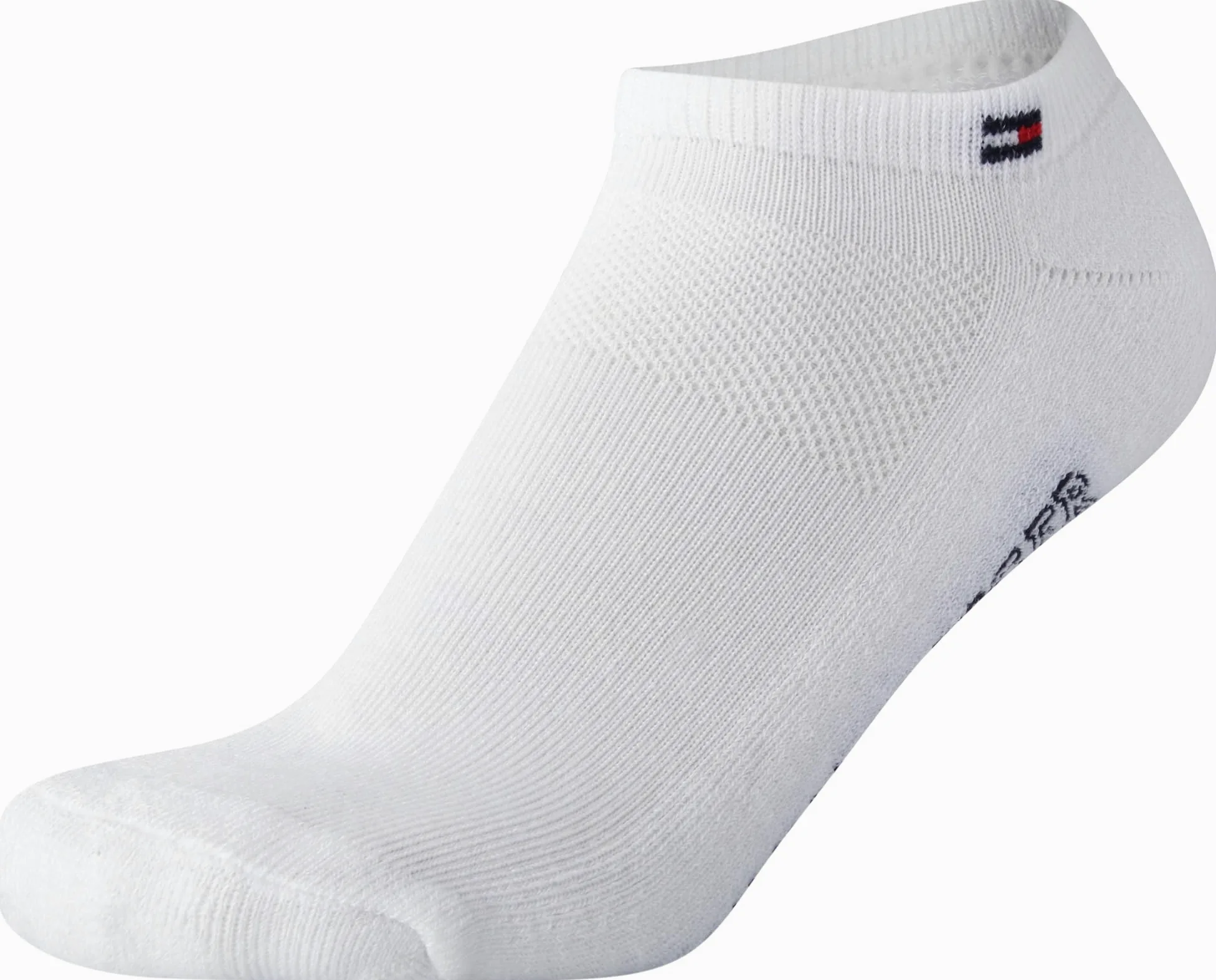Tommy Hilfiger Calcetines deportivos invisibles para mujer, paquete de 6 calcetines de rendimiento acolchados suaves de corte bajo para mujer (talla 4-10)