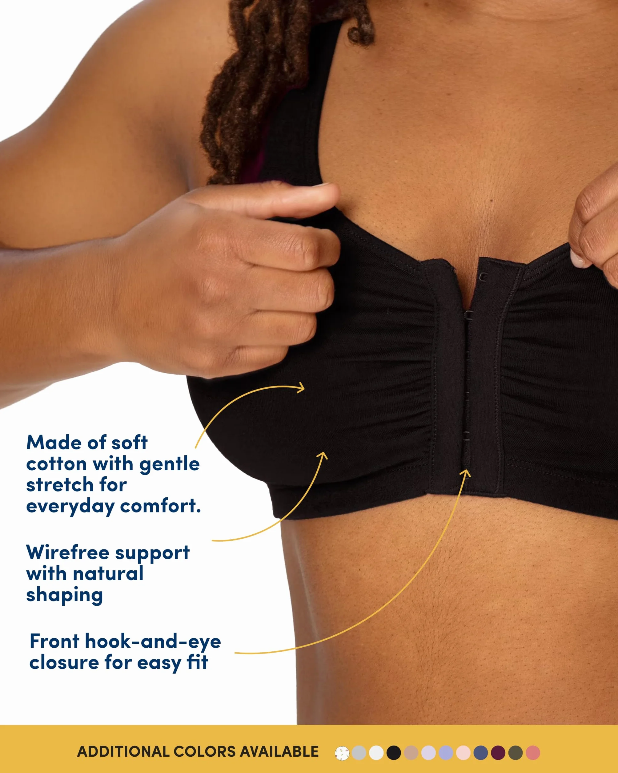 Fruit of the Loom Front Close Builtup Sports Bra Sujetador Deportivo Mujer (Pack de 1)