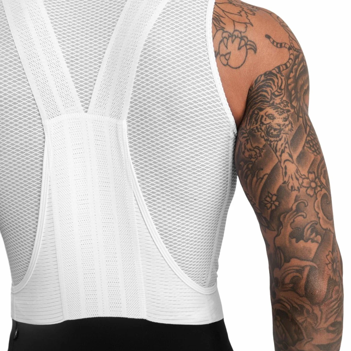 SIROKO - Culotte Ciclismo Mortirolo - XL - Negro/Blanco