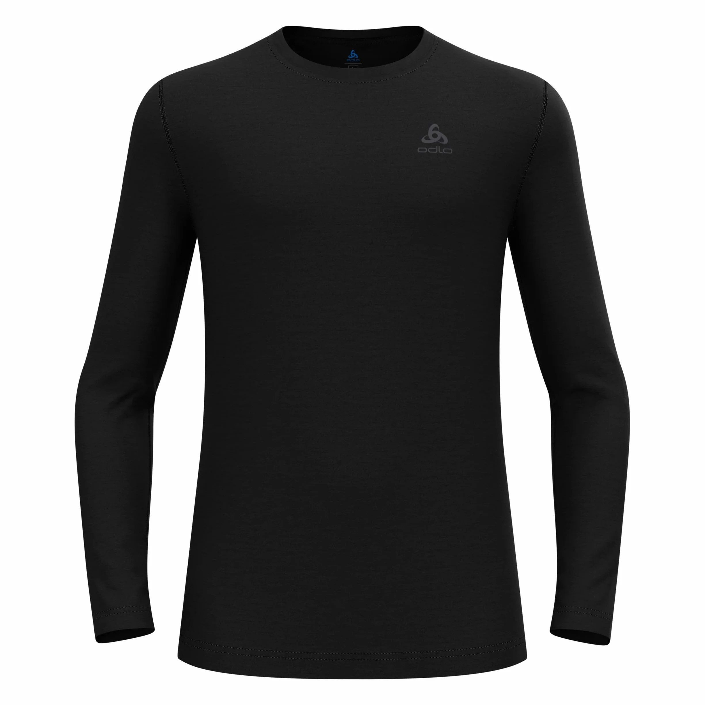 Odlo Merino 160Crew Camiseta de Manga Larga Hombres Black