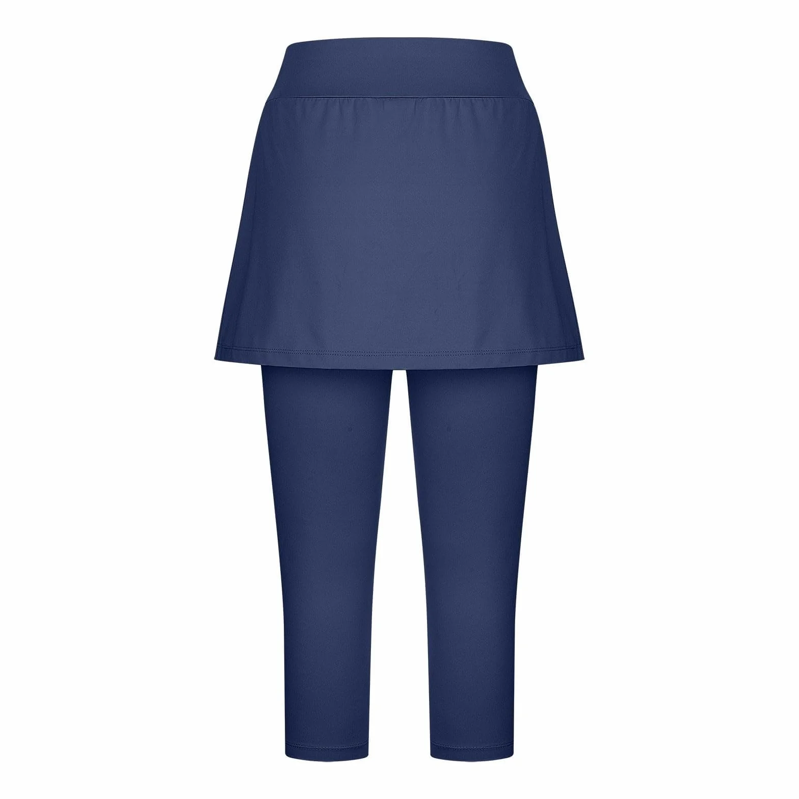 Pantalones deportivos para mujer con falda 2 en 1, faldas de tenis con bolsillos, falda de golf, gimnasio, entrenamiento, falda deportiva, cintura alta, pantalones deportivos hasta la rodilla