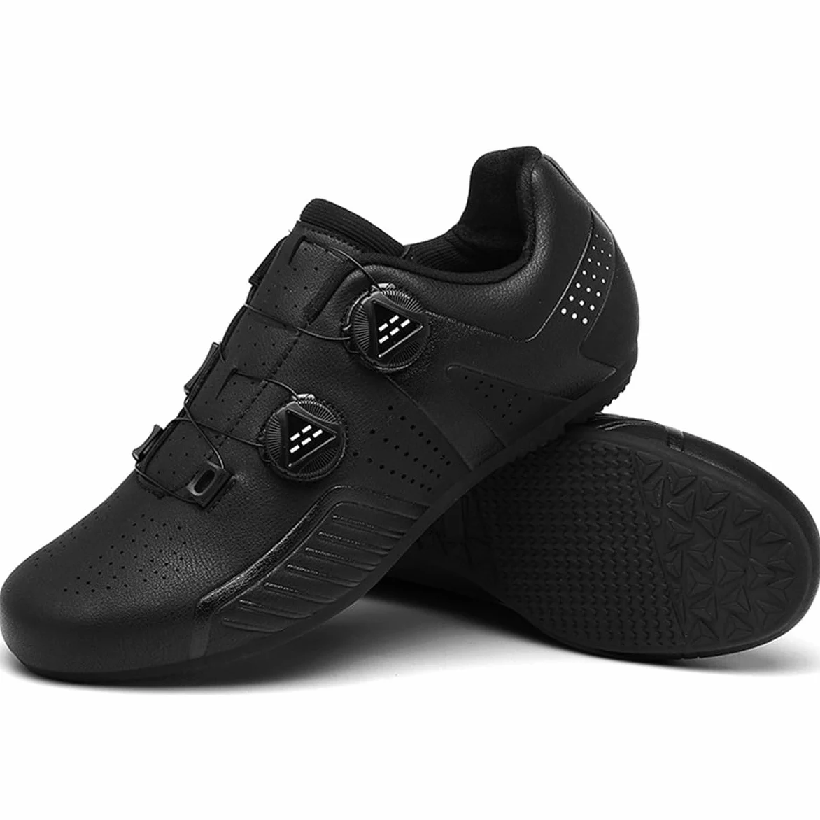 Sin Bloqueo Zapatos de Ciclismo para Hombres con Suela de Goma | Zapatos de Carretera y Montaña Transpirable Antideslizantes para Deportes al Aire Libre
