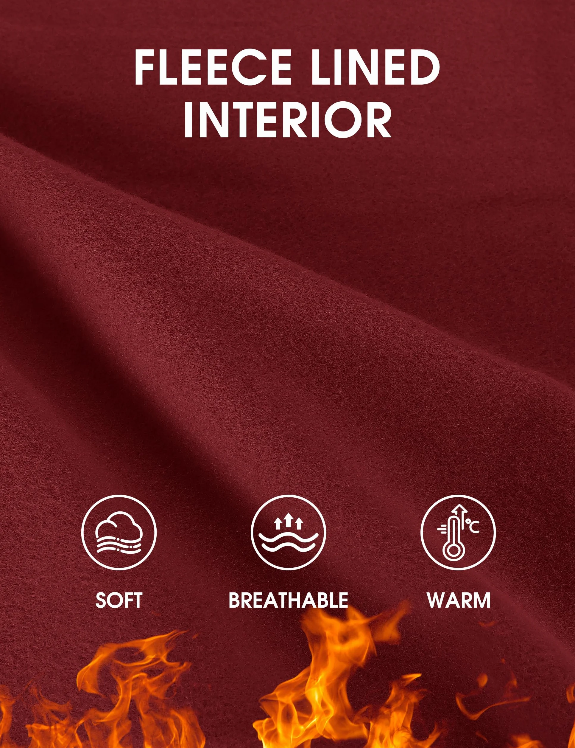 Desol Leggings térmicos con forro polar para niña, cintura alta, acampanados, pantalones de yoga cálidos con bolsillos, ropa preparada