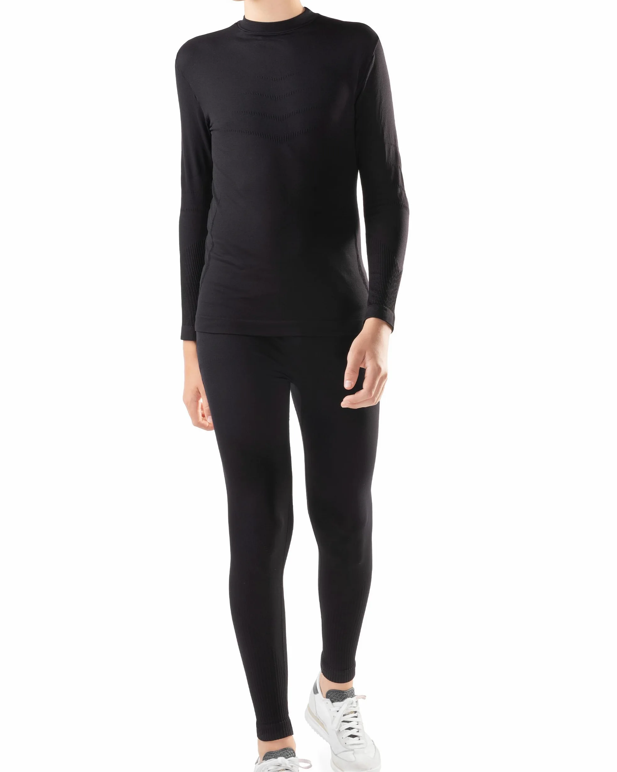 Iron-ic, Conjunto Técnico Baselayer Niño - Kit Camiseta y Leggings para Deportes de Invierno, Transpirable, Termoregulador, Ropa Interior