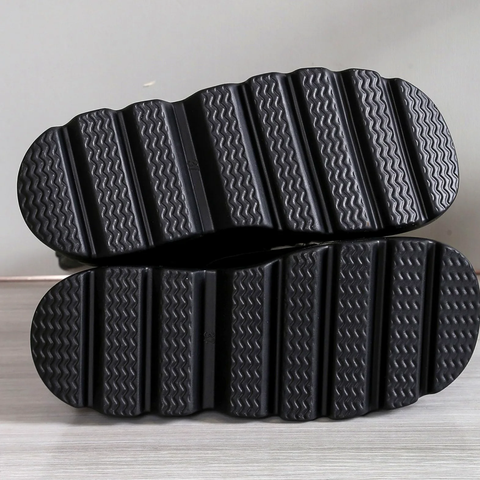 Generisch Botas de plataforma para mujer de estilo gótico llamativo - Botas con cordones con tacón de cuña y hebillas | Botas extravagantes para un look rebelde