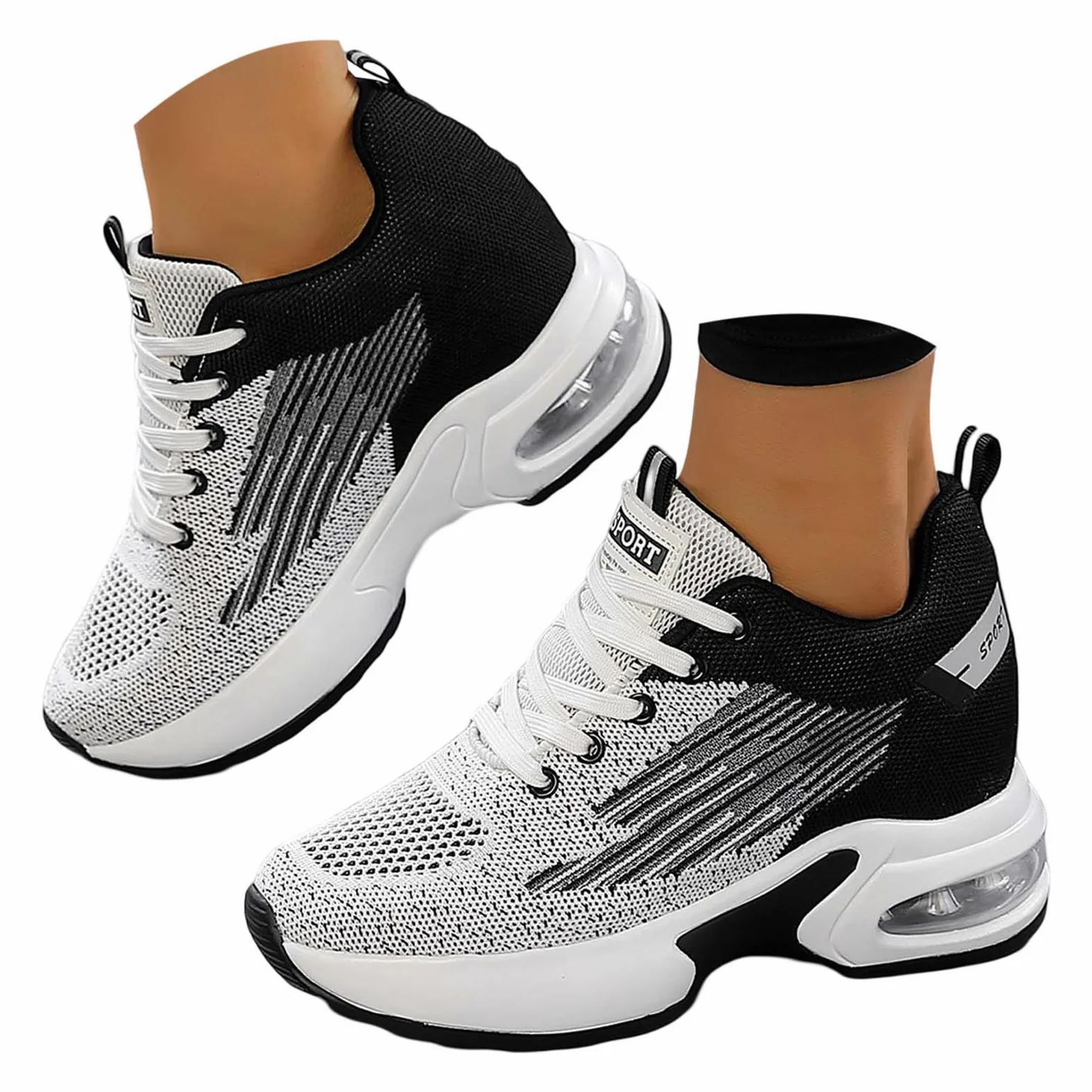 Zapatillas Deportivas Mujer Zapatillas Mujer Correr Casual Negras De Enfermera Womens Trainers Sapatilhas Zapatilla Deportiva Zapato Negro Sanitarias Deporte Zapatos Ortopédicos Plataforma Blancas 38
