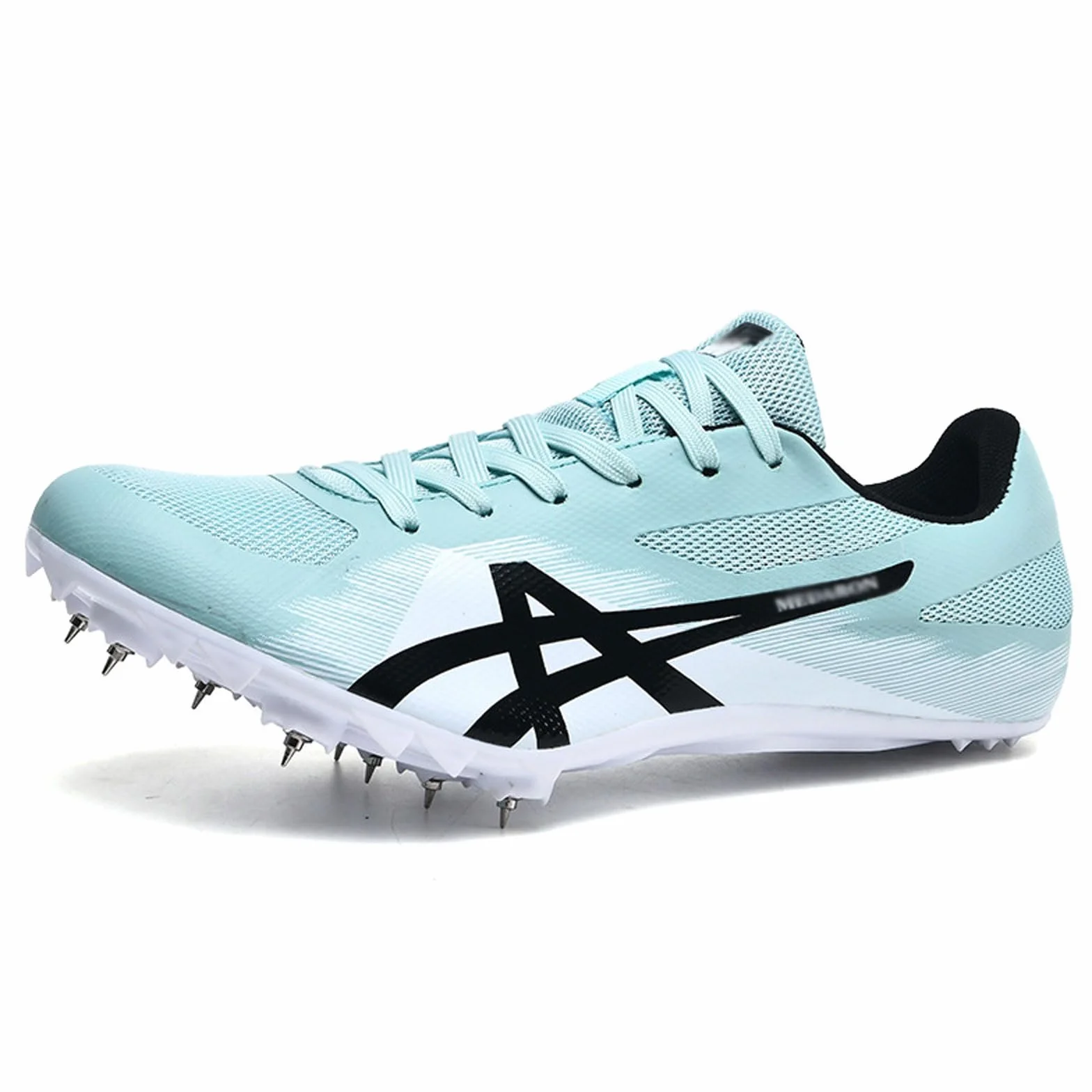 Zapatillas de Atletismo Hombre Mujer 8 Clavos Ligero Resistente al Desgaste Sprint Competición