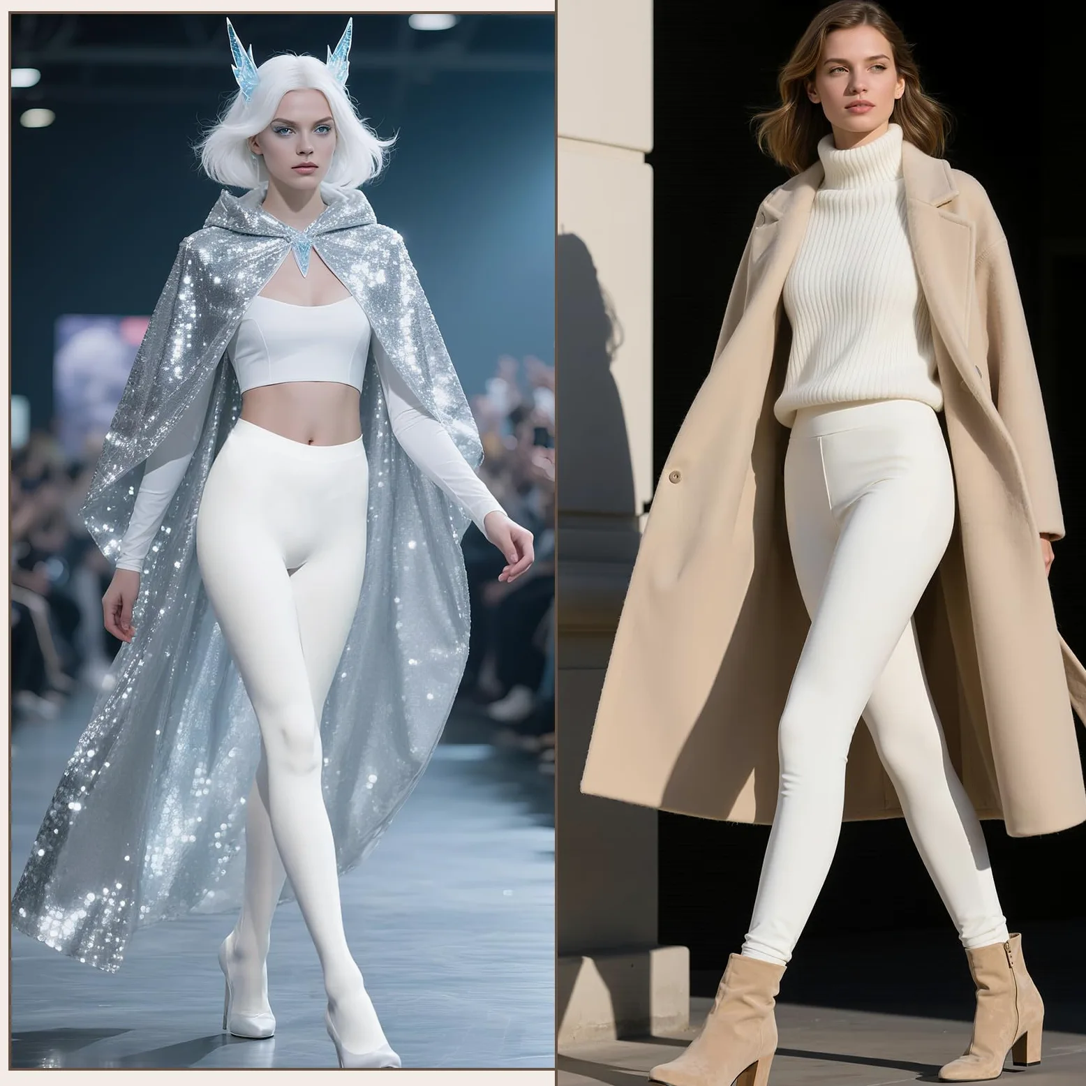 American Trends Medias opacas para adultos resistentes a la carrera talla grande pantimedias de cintura alta los años 80