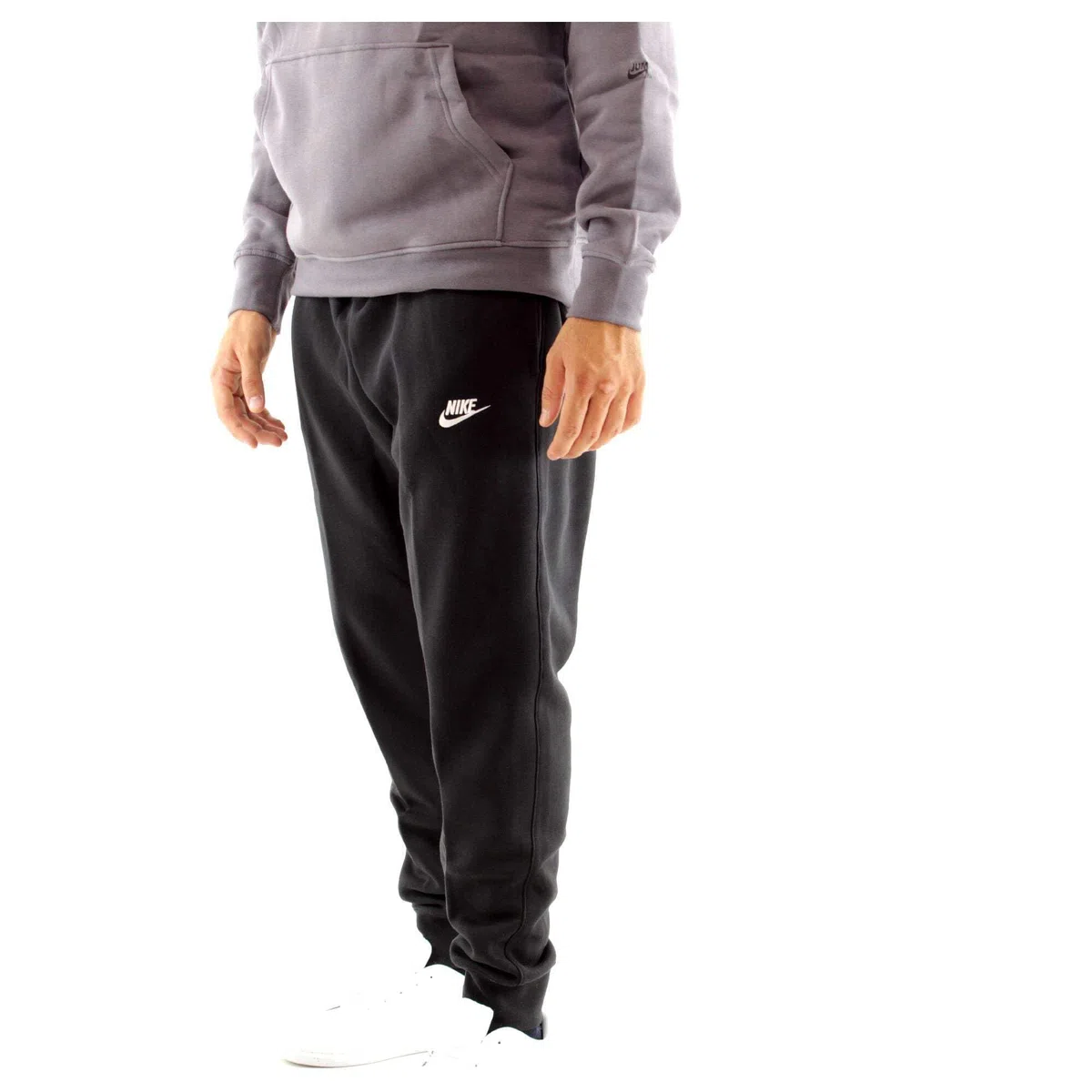 NIKE Nsw Club Jggr Bb, Pantalones Deportivos Hombre, Negro (Black/Black/White), XL